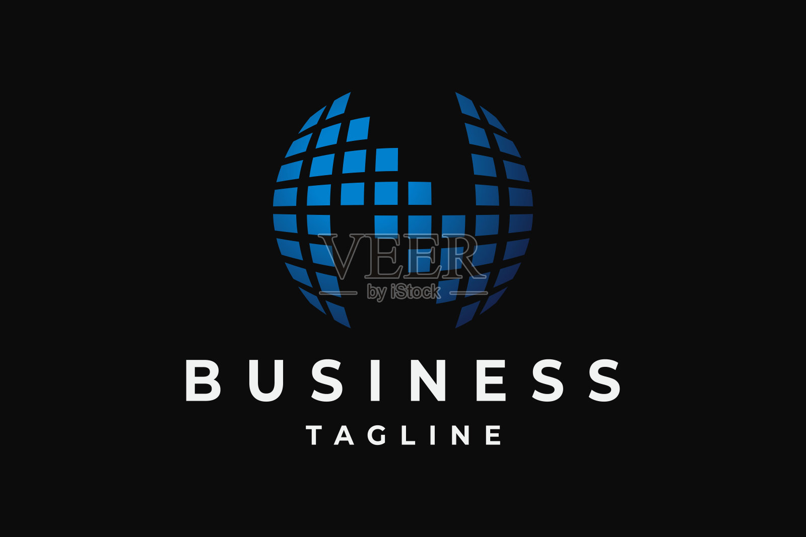 字母N数字数据全球标志设计矢量图形插画图片素材