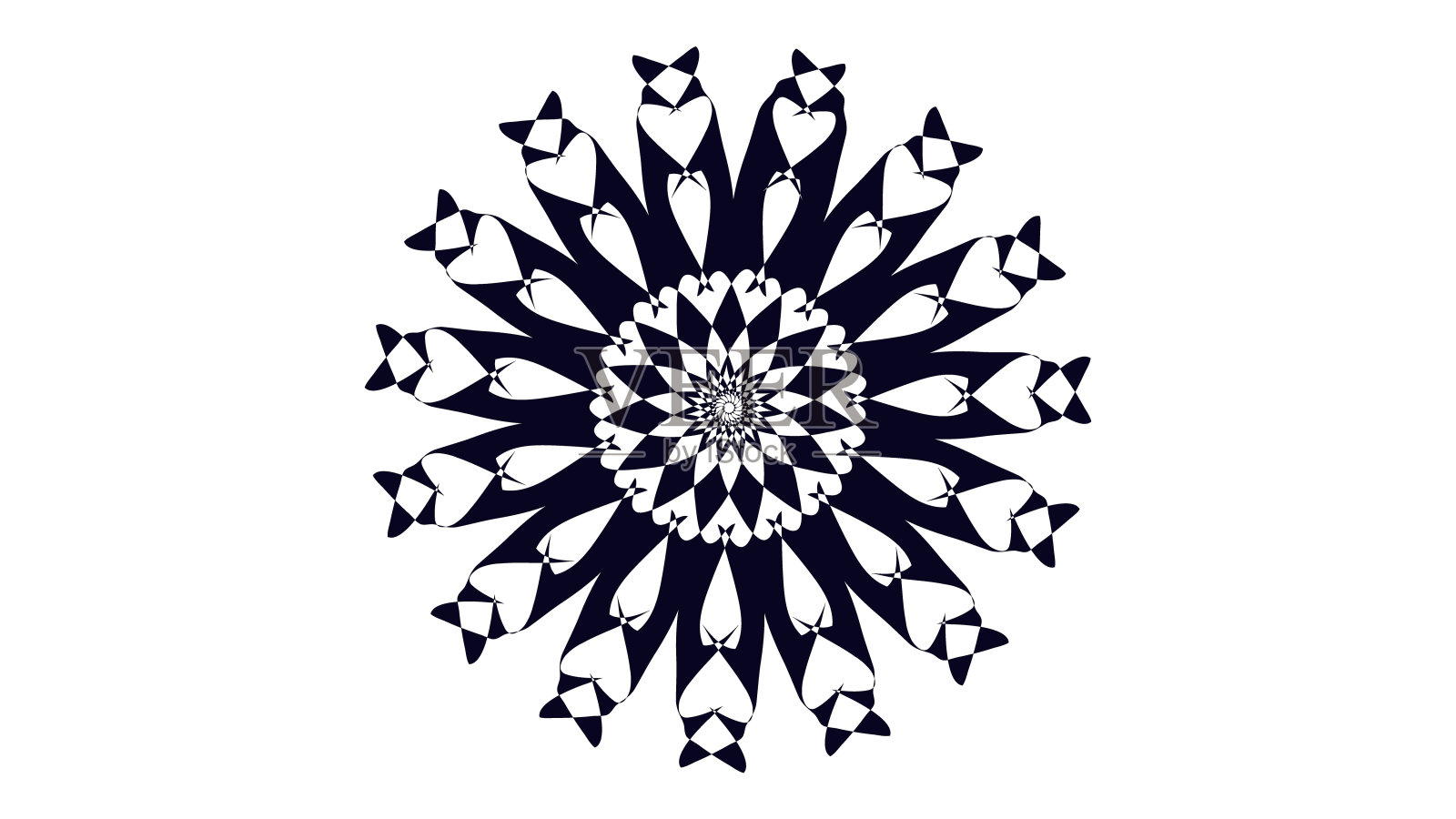 曼陀罗矢量设计，豪华曼陀罗背景矢量复古抽象图案花卉设计插画图片素材