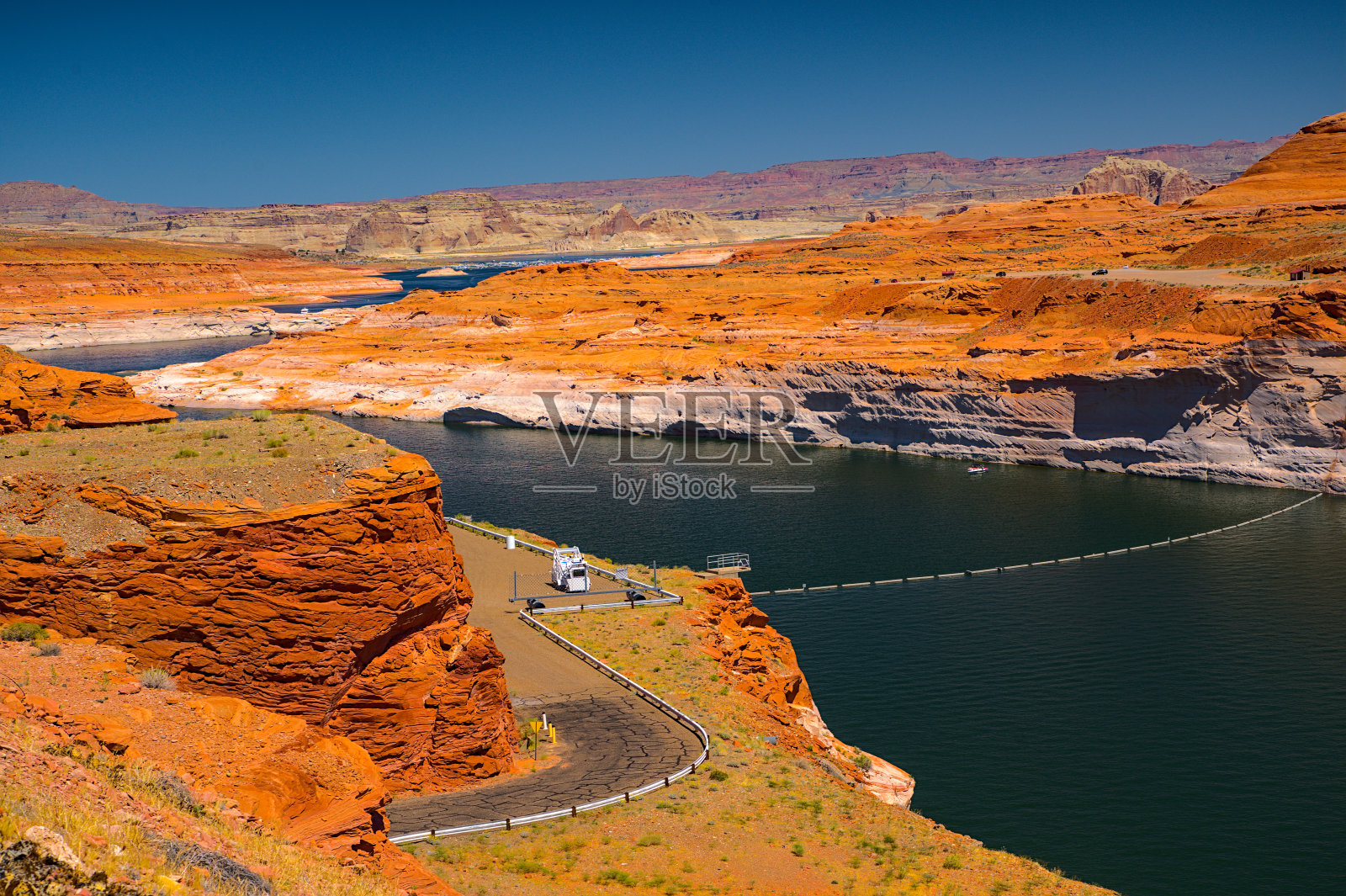 鲍威尔湖，佩奇附近(亚利桑那州)照片摄影图片