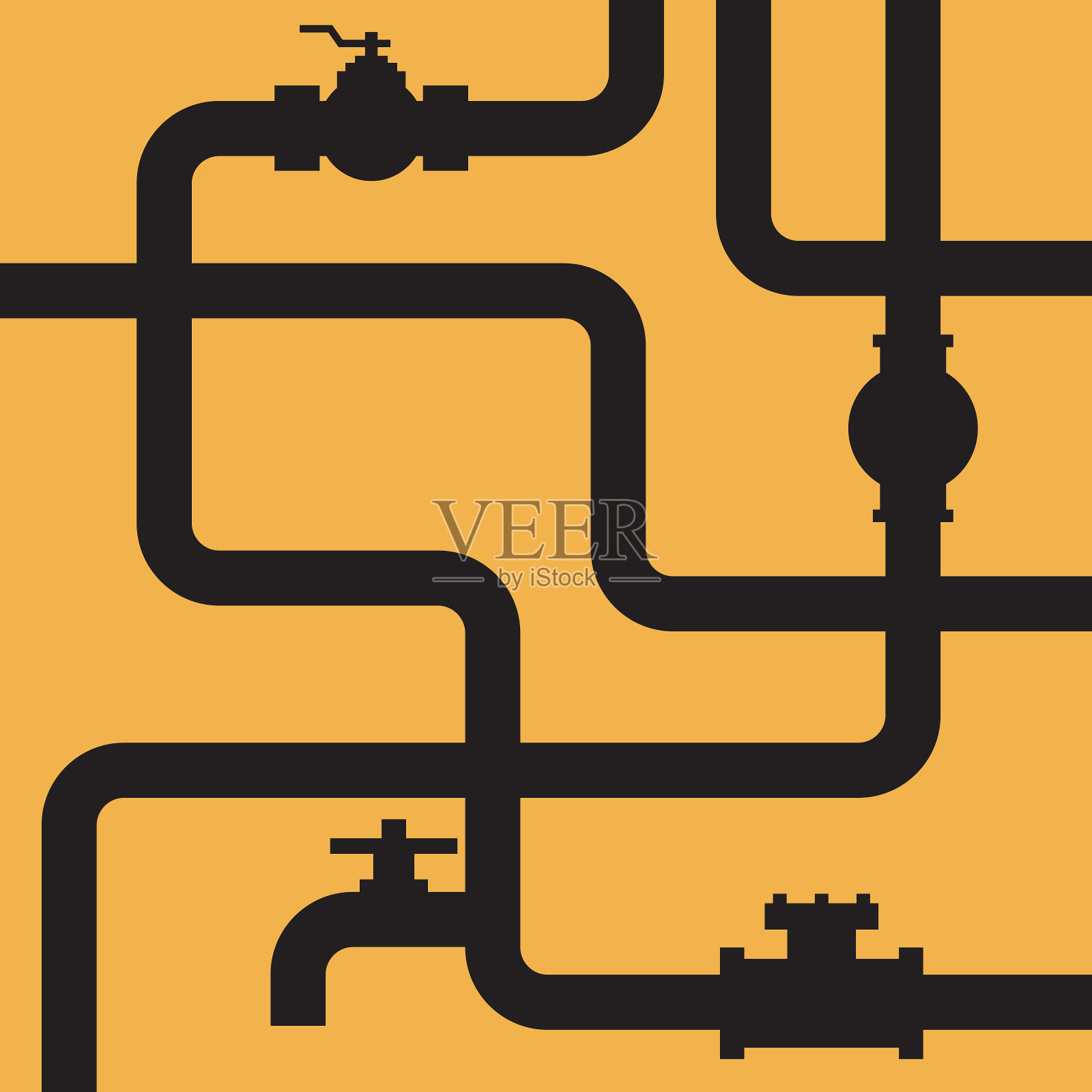 管道的背景插画图片素材