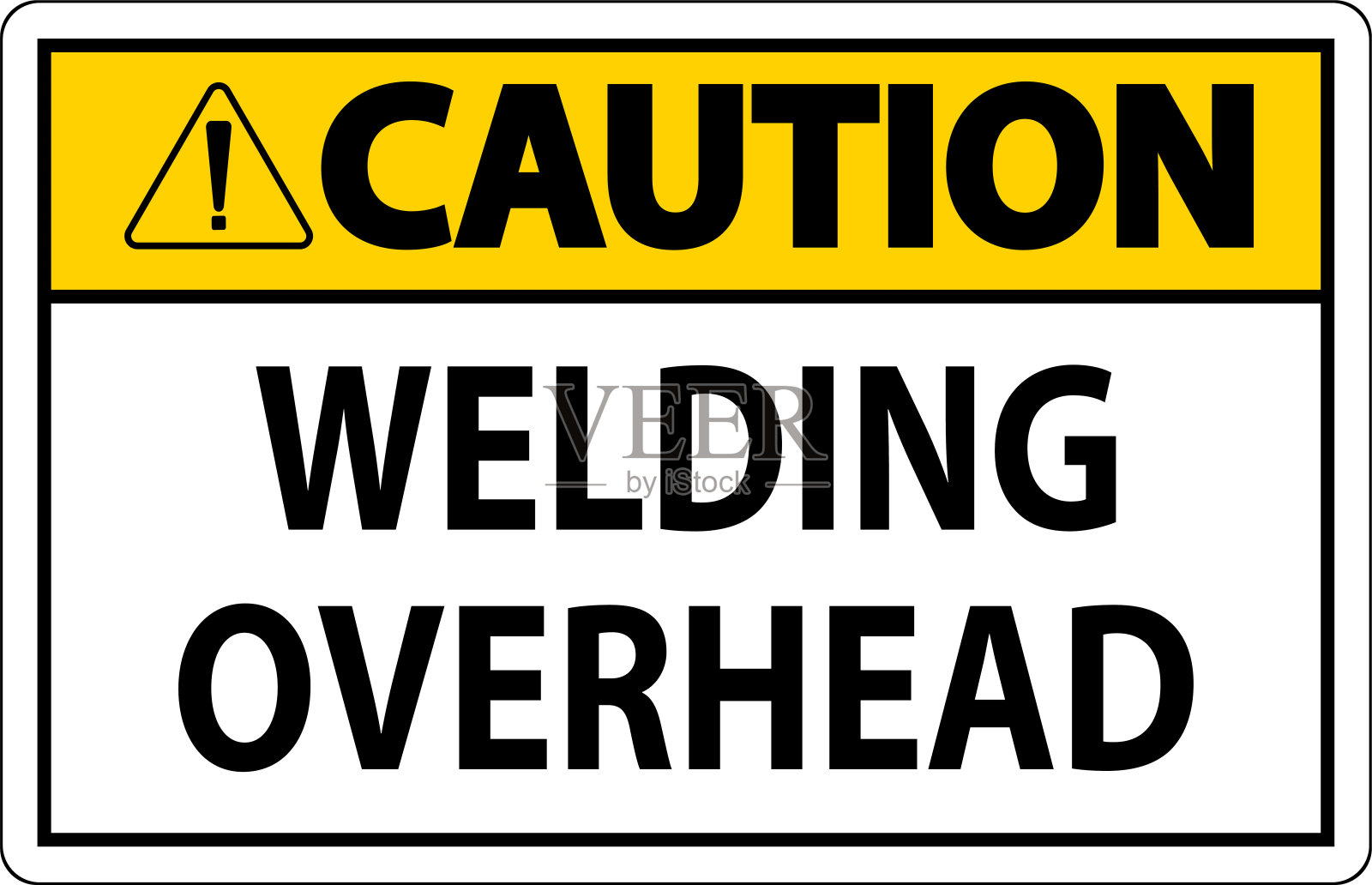 注意标志焊接架空插画图片素材