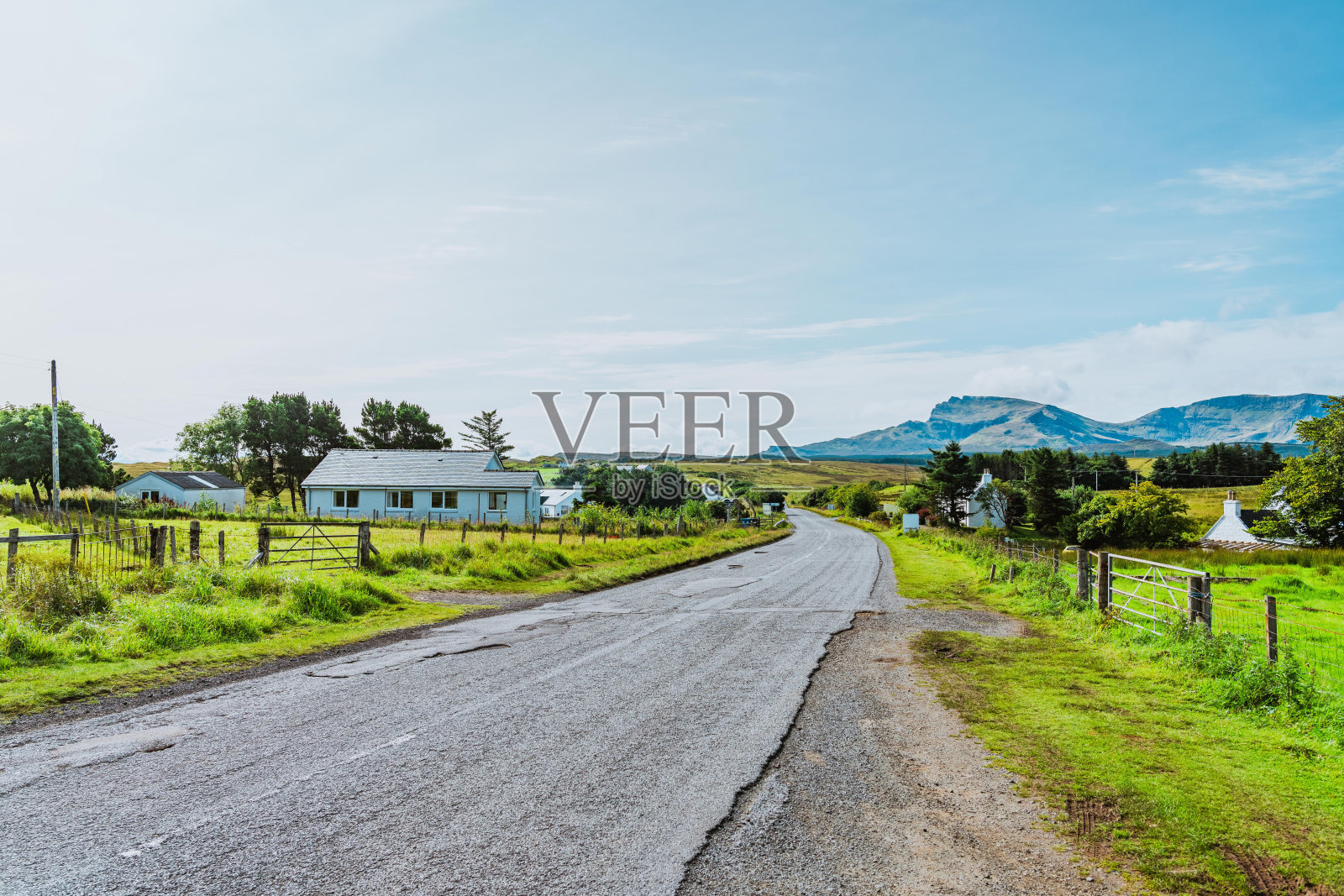 英国苏格兰的夏季景观照片摄影图片