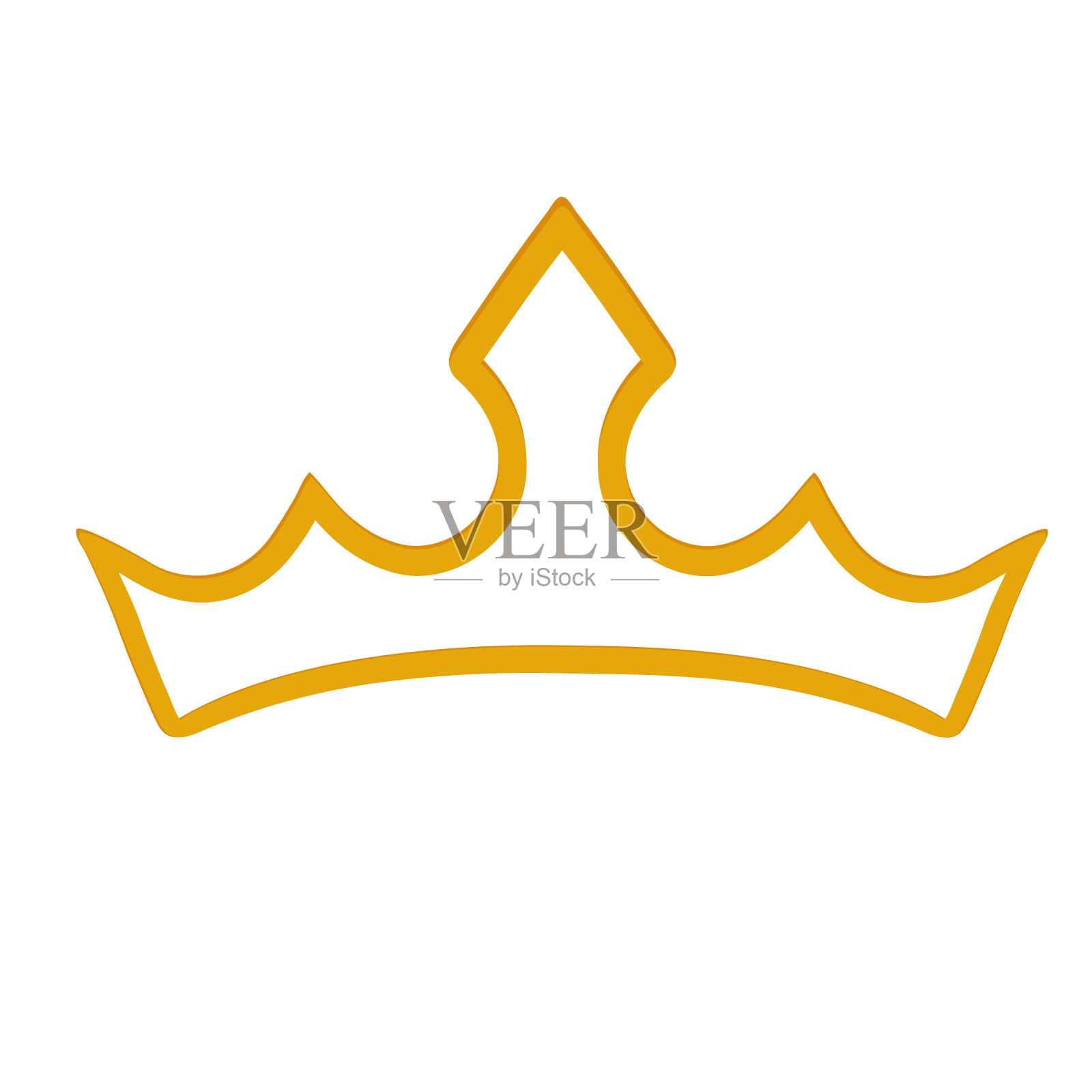 春天复活节圈边框与明亮的雪花莲花插画图片素材