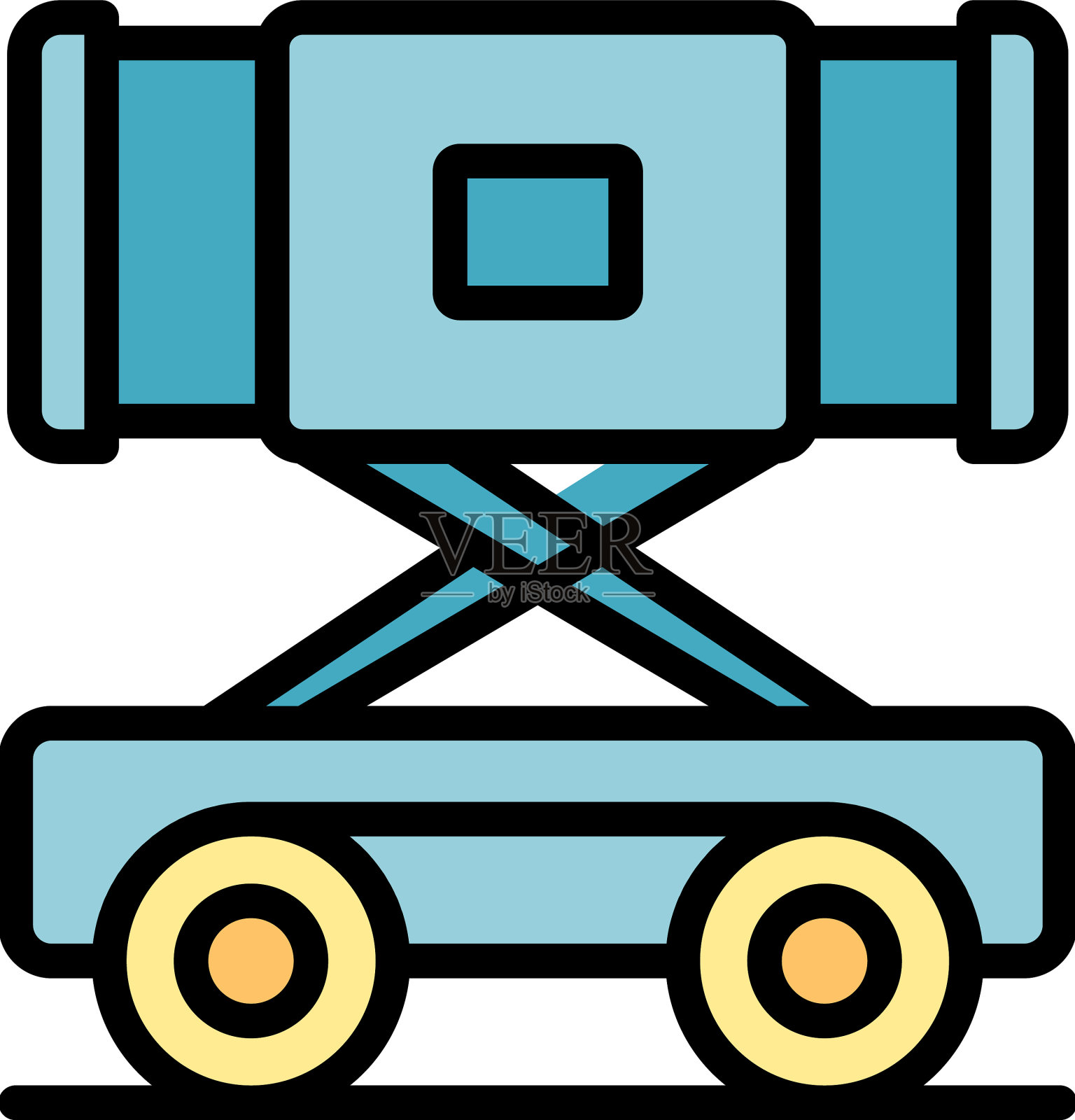 平面楼梯图标平坦插画图片素材