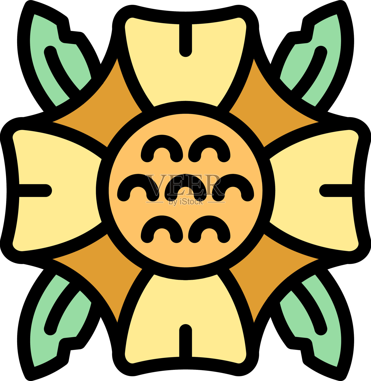 花莱佛士图标平插画图片素材