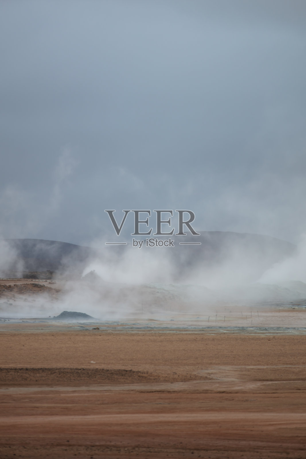 冰岛火山景观。照片摄影图片