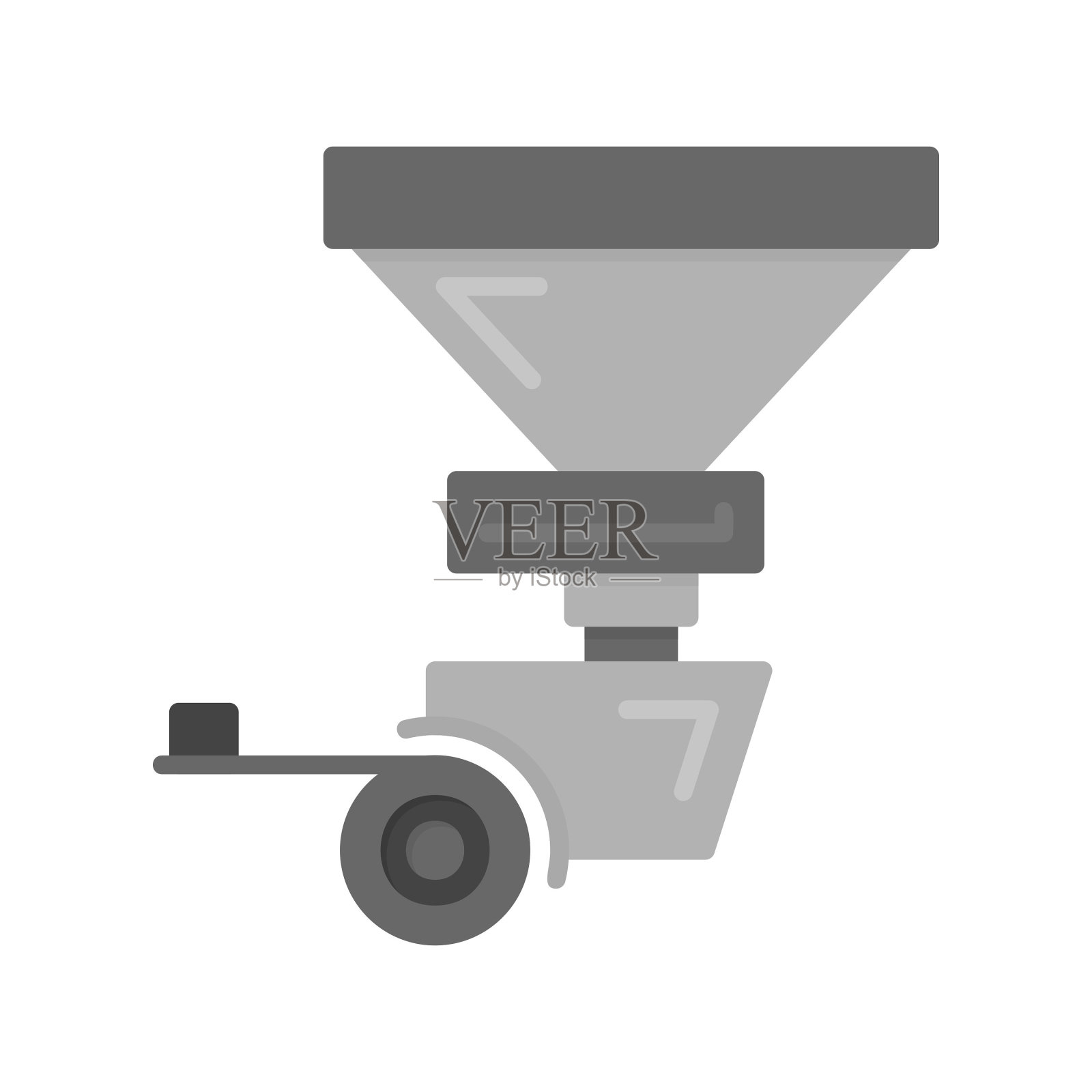 播种机图标插画图片素材