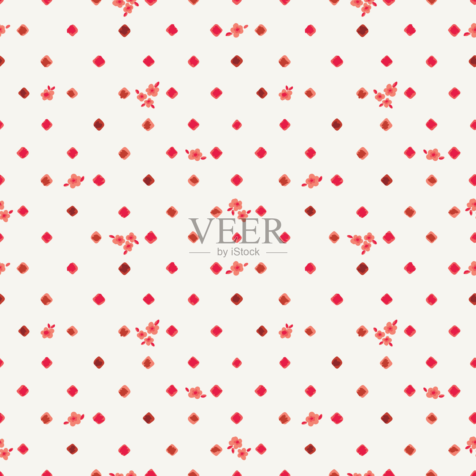 水彩花插画图片素材