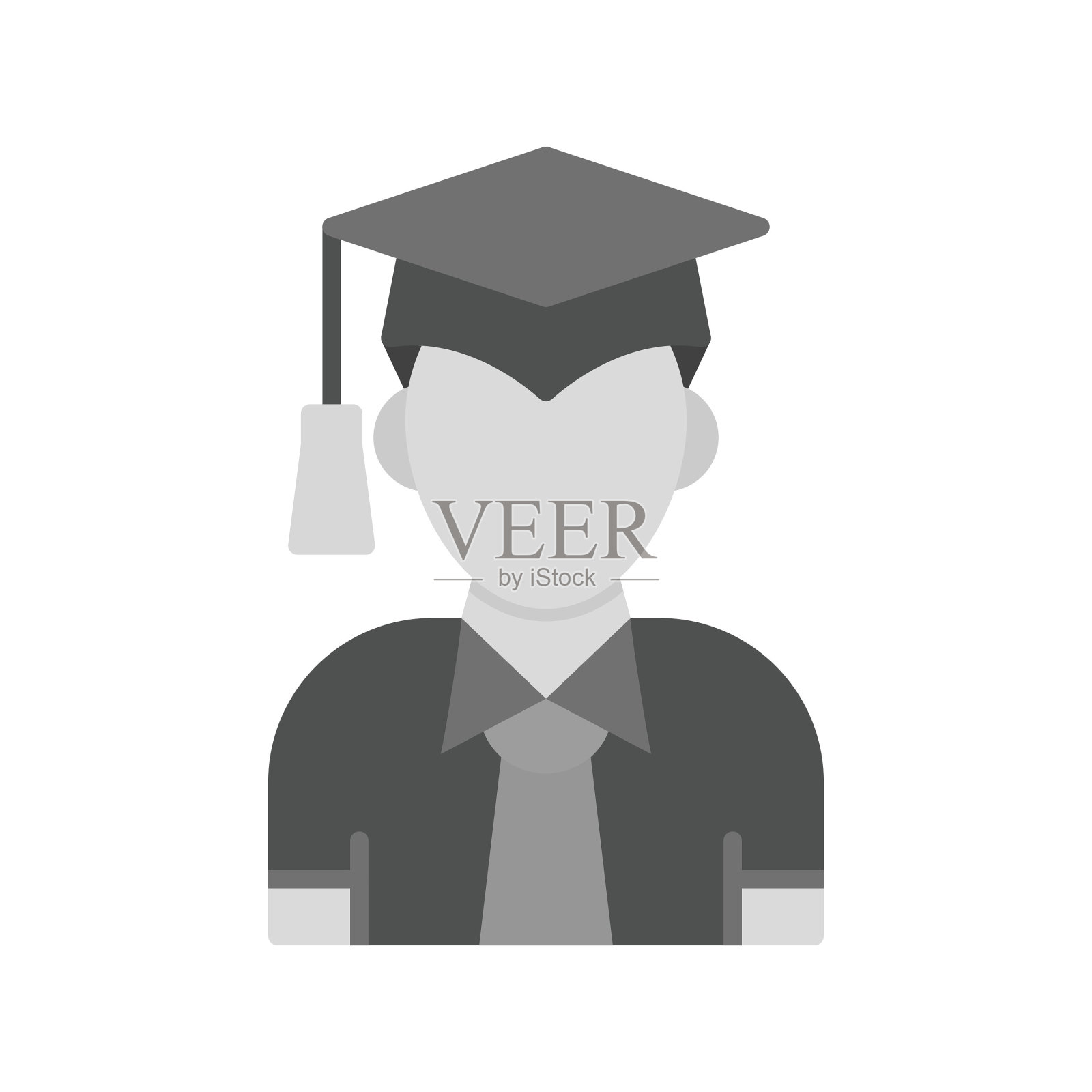 研究生图标插画图片素材