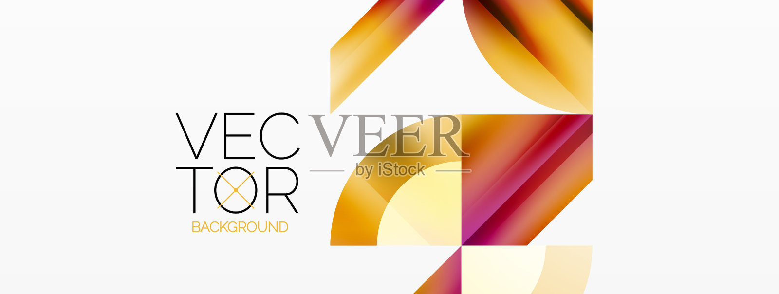 极简主义的背景与方形平铺几何插画图片素材