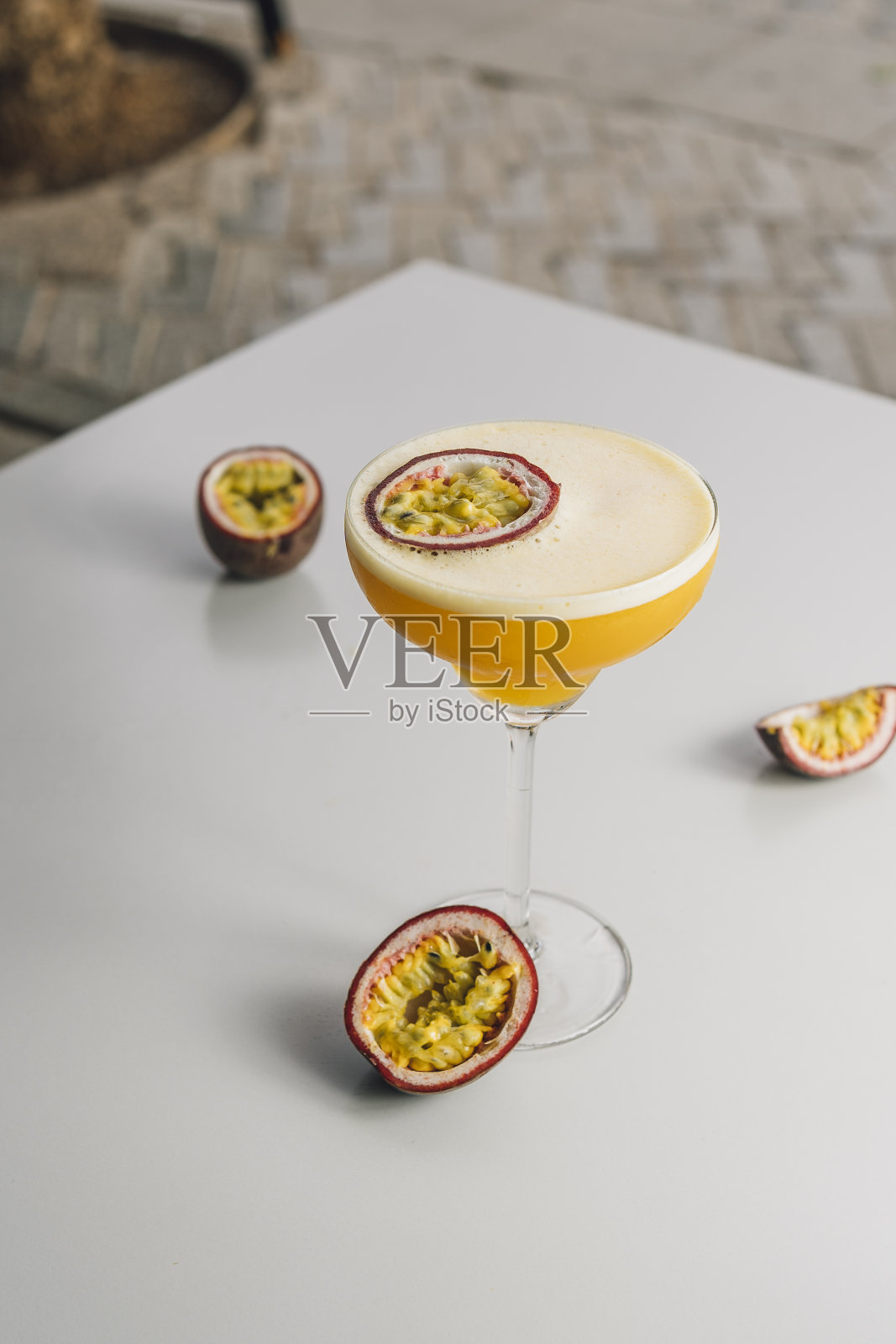 色情明星马提尼百香果味鸡尾酒照片摄影图片