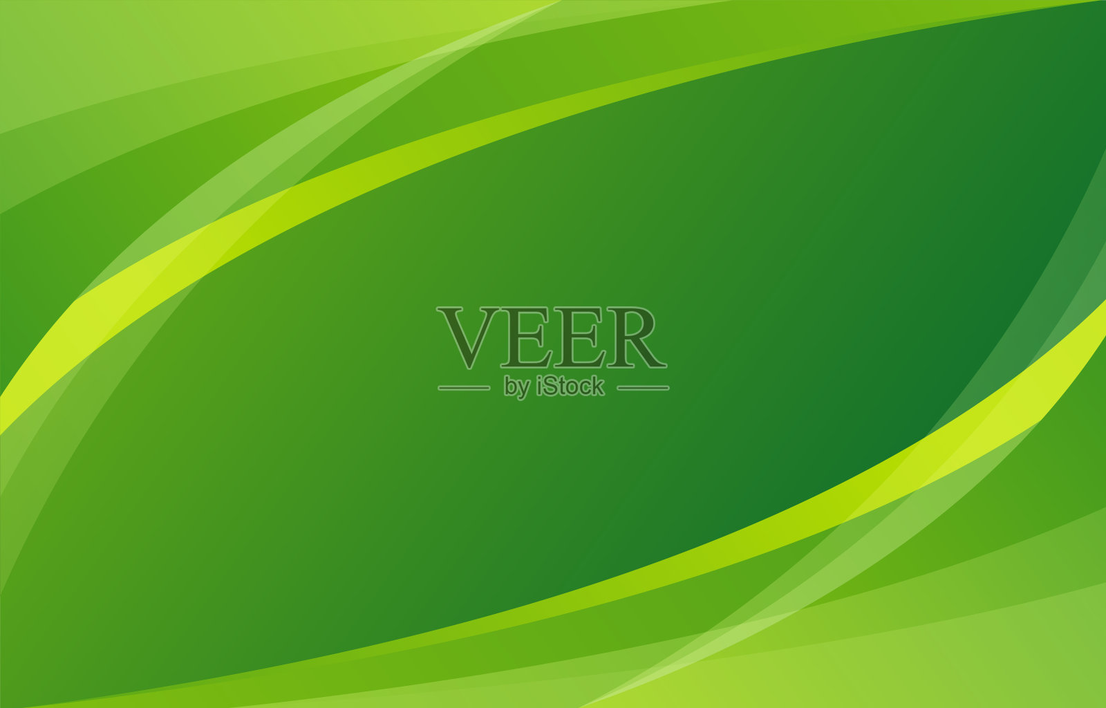 绿色背景与梯度概念插画图片素材