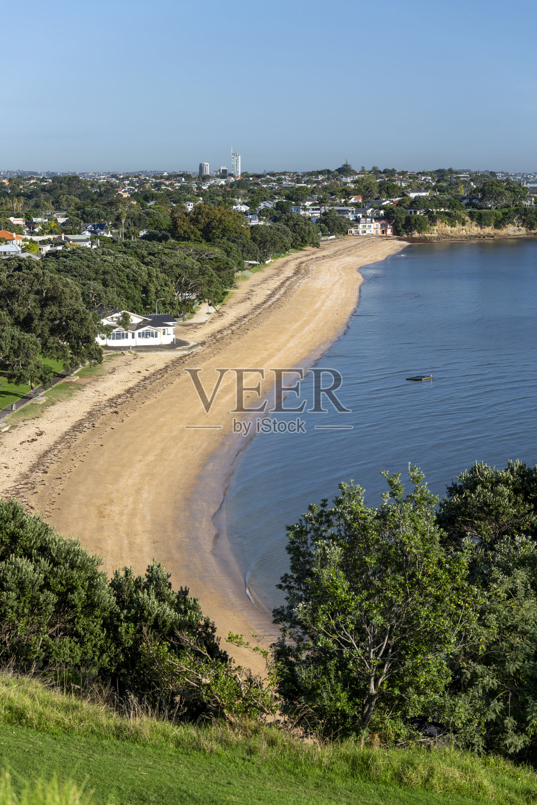 新西兰奥克兰德文波特海滩照片摄影图片