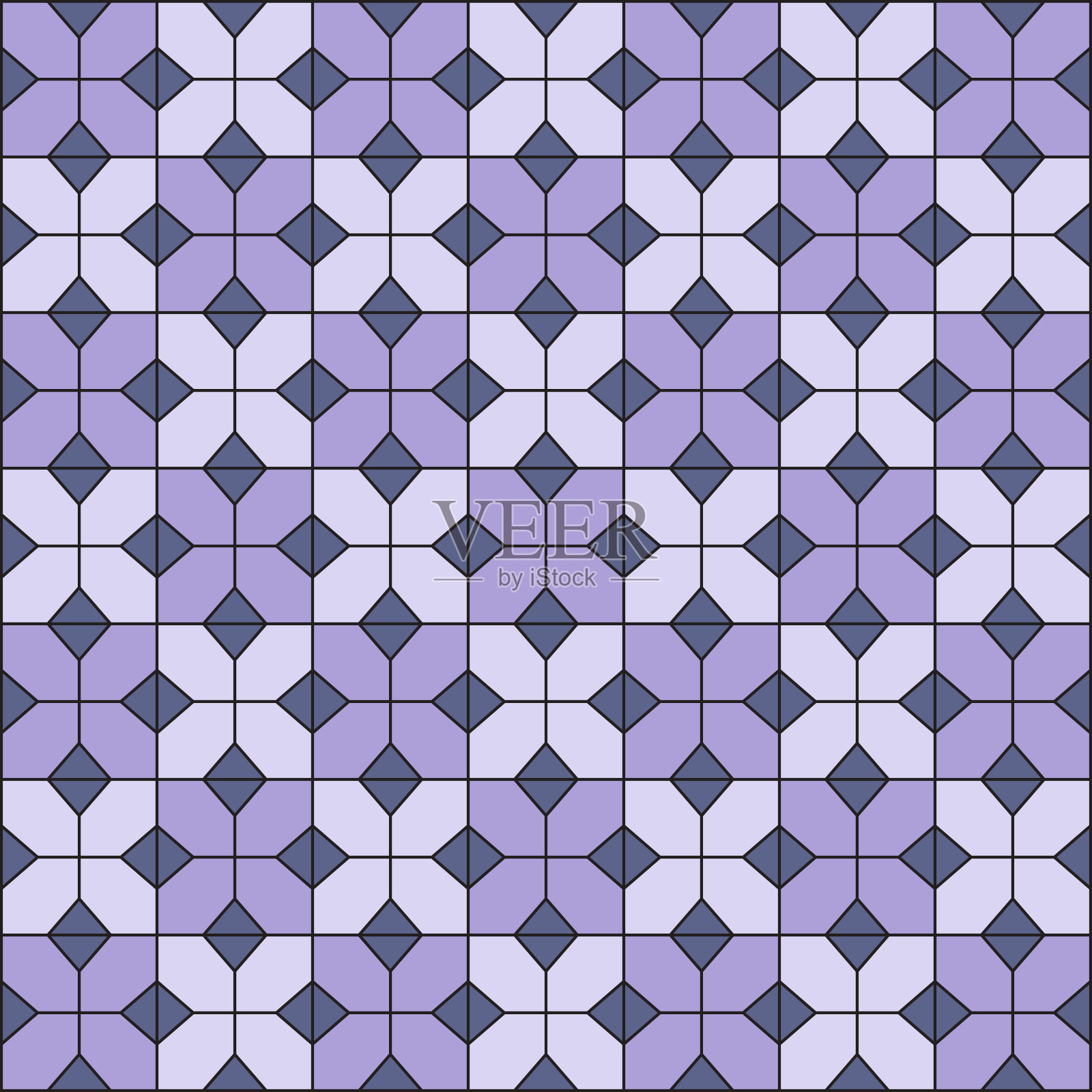 香港怀旧风格图案。矢量无缝香港传统复古图案风格地板纹理背景。插画图片素材