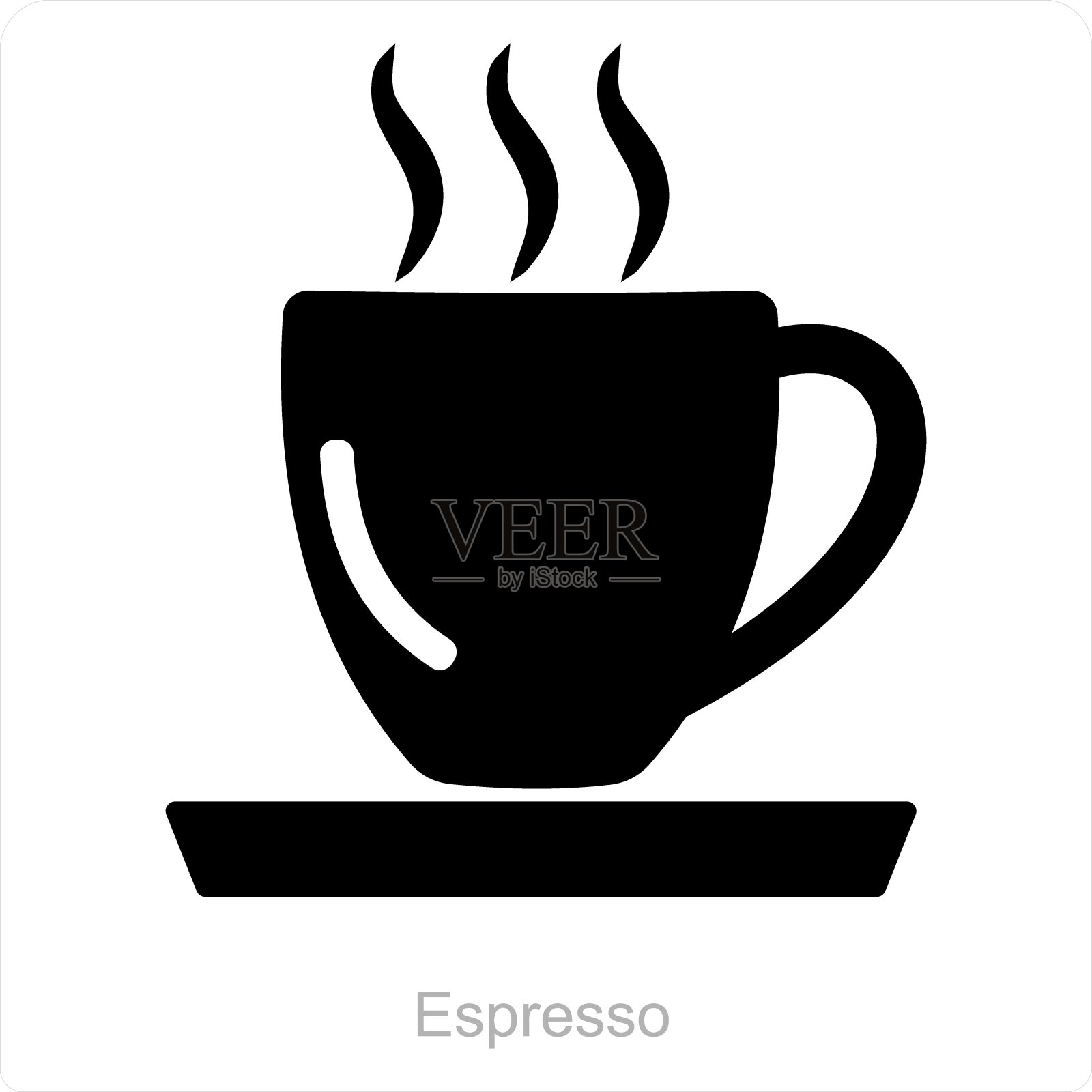 浓缩咖啡插画图片素材