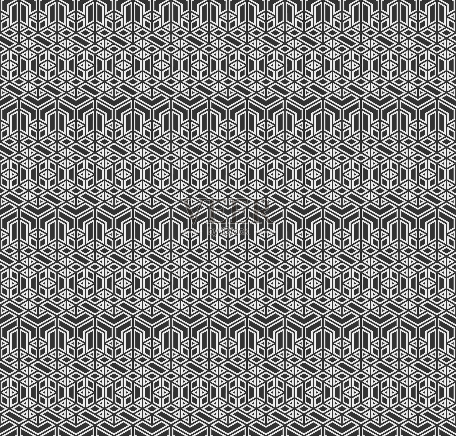 抽象几何无缝图案。插画图片素材