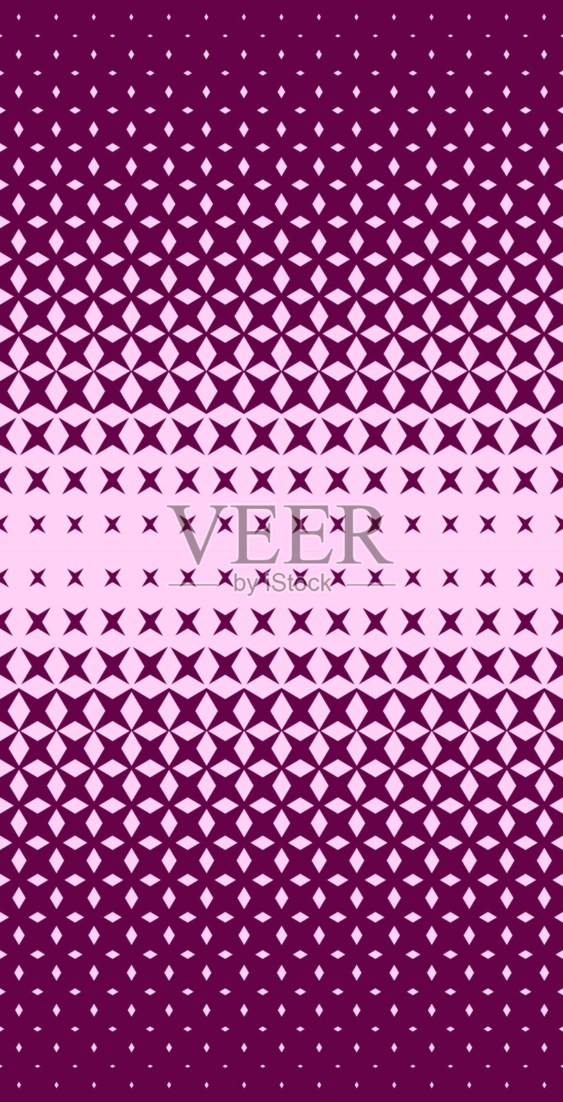 带有菱形和星形的半色调图案。抽象几何梯度背景。矢量插图。插画图片素材