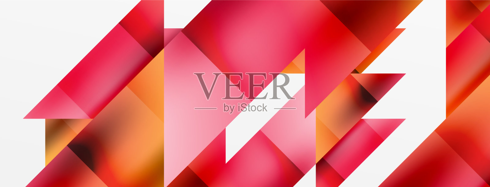 迷人的抽象三角形插画图片素材