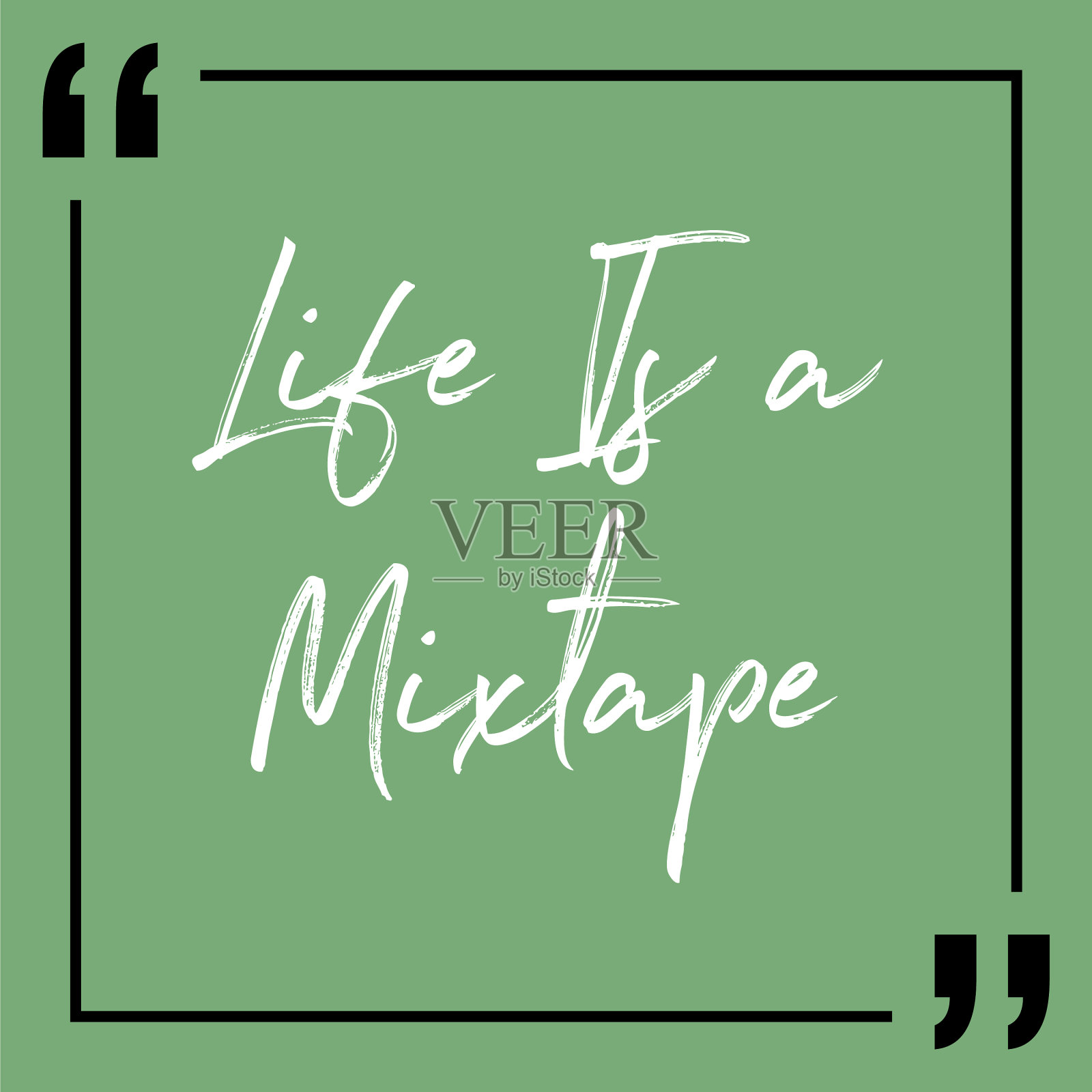 社交媒体引贴设计多彩引贴插画图片素材