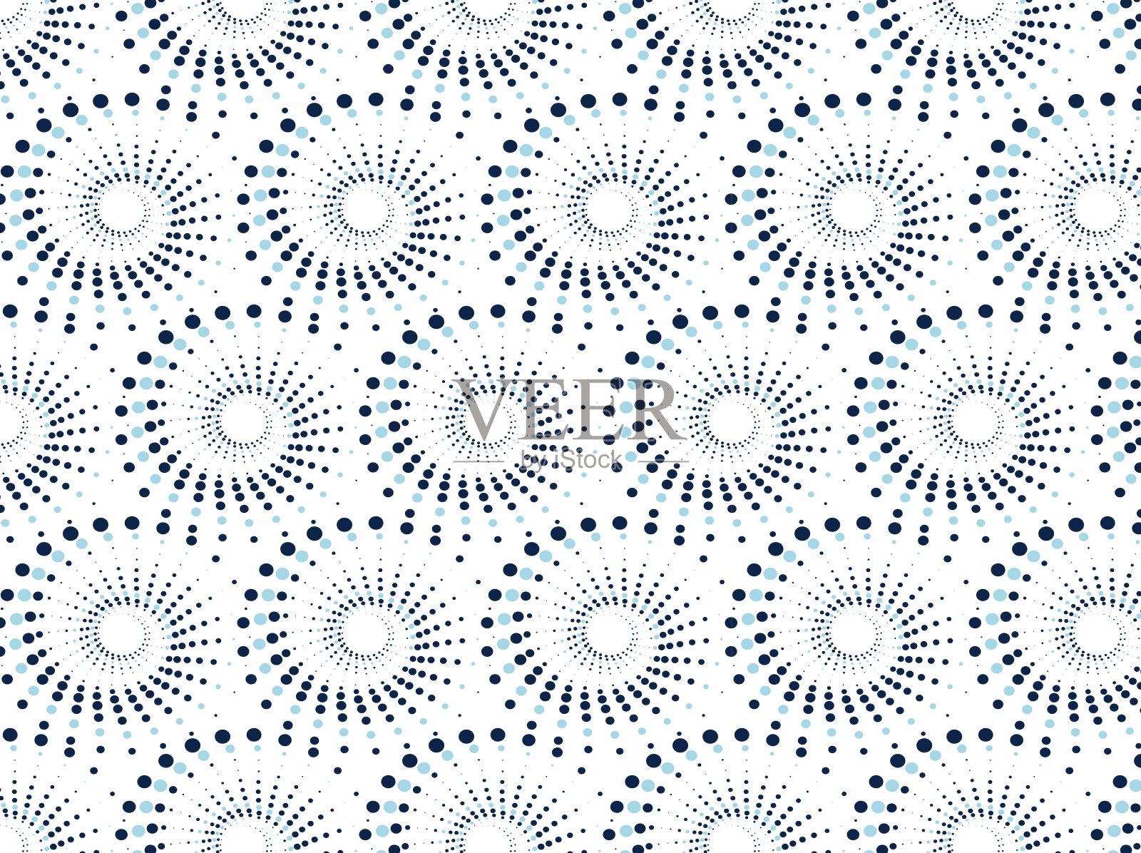 现代抽象背景。半色调圆点呈圆形插画图片素材