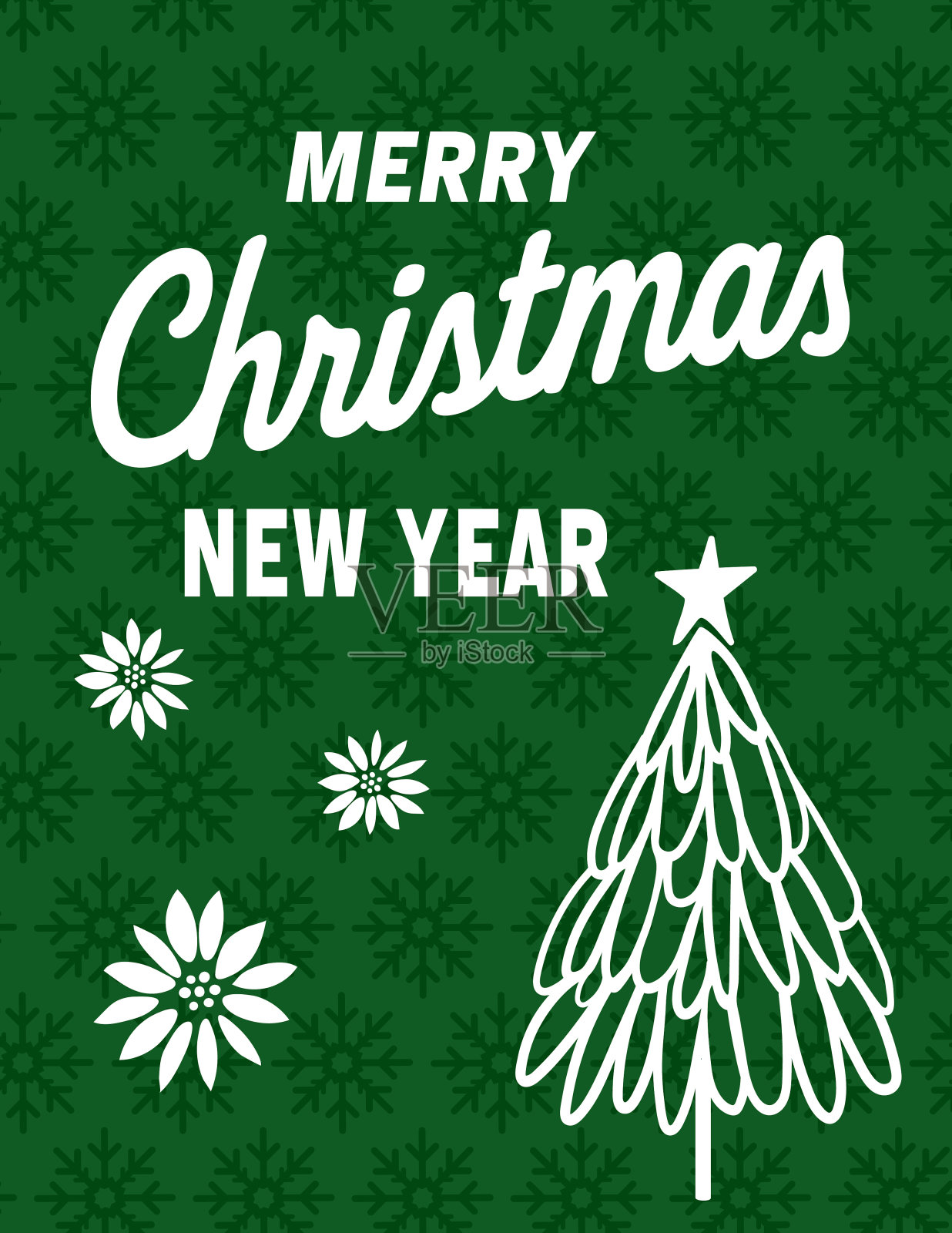 圣诞背景模板上的图案基础上的文字插画图片素材