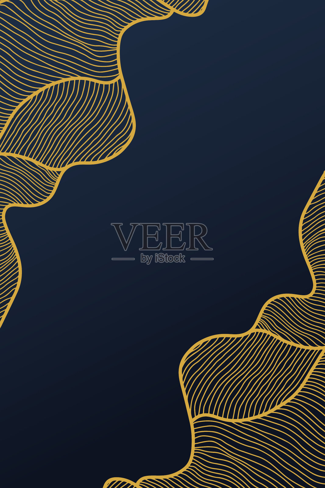 矢量抽象线插画图片素材