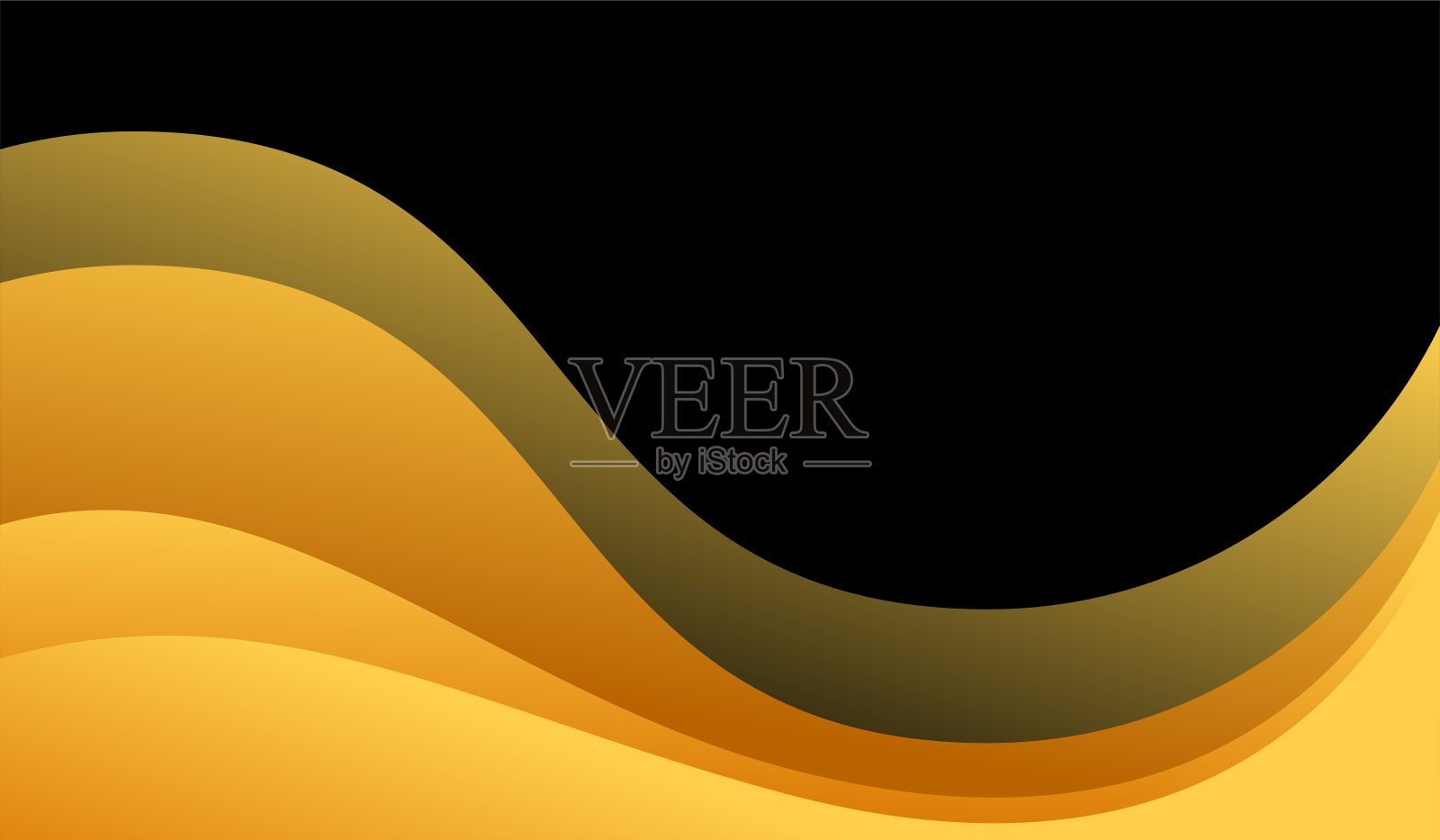 背景波豪华梯度现代插画图片素材