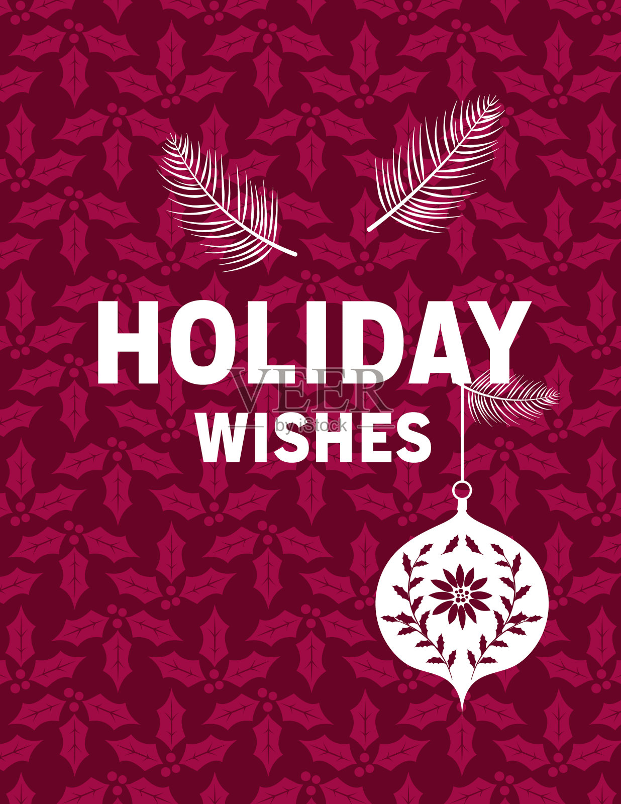 圣诞背景模板上的图案基础上的文字插画图片素材