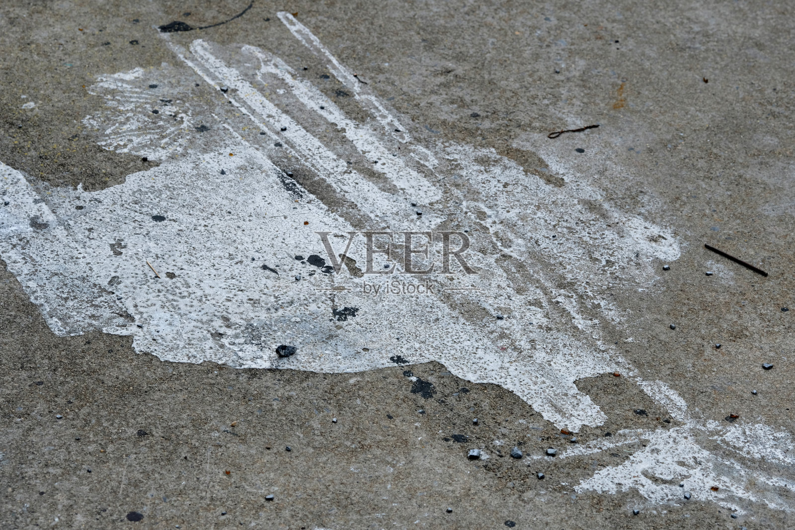 垃圾地板上的抽象形式照片摄影图片