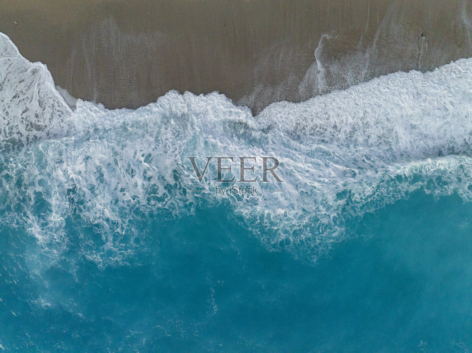 Oludeniz海滩和Kabak山谷无人机照片，Gocek Fethiye，土耳其穆拉照片摄影图片