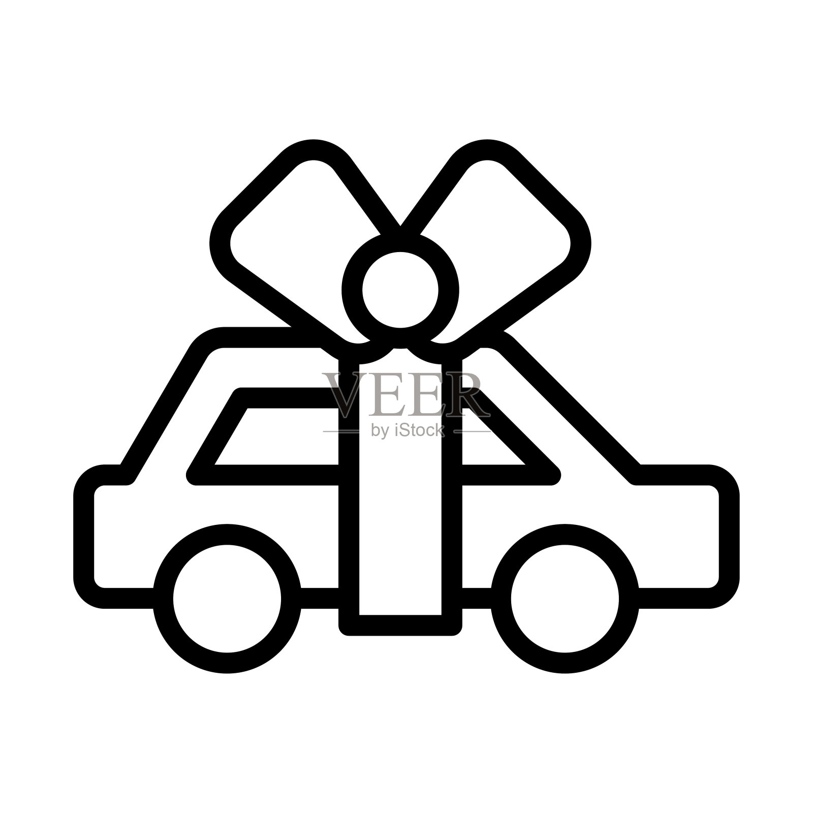 新车图标插画图片素材