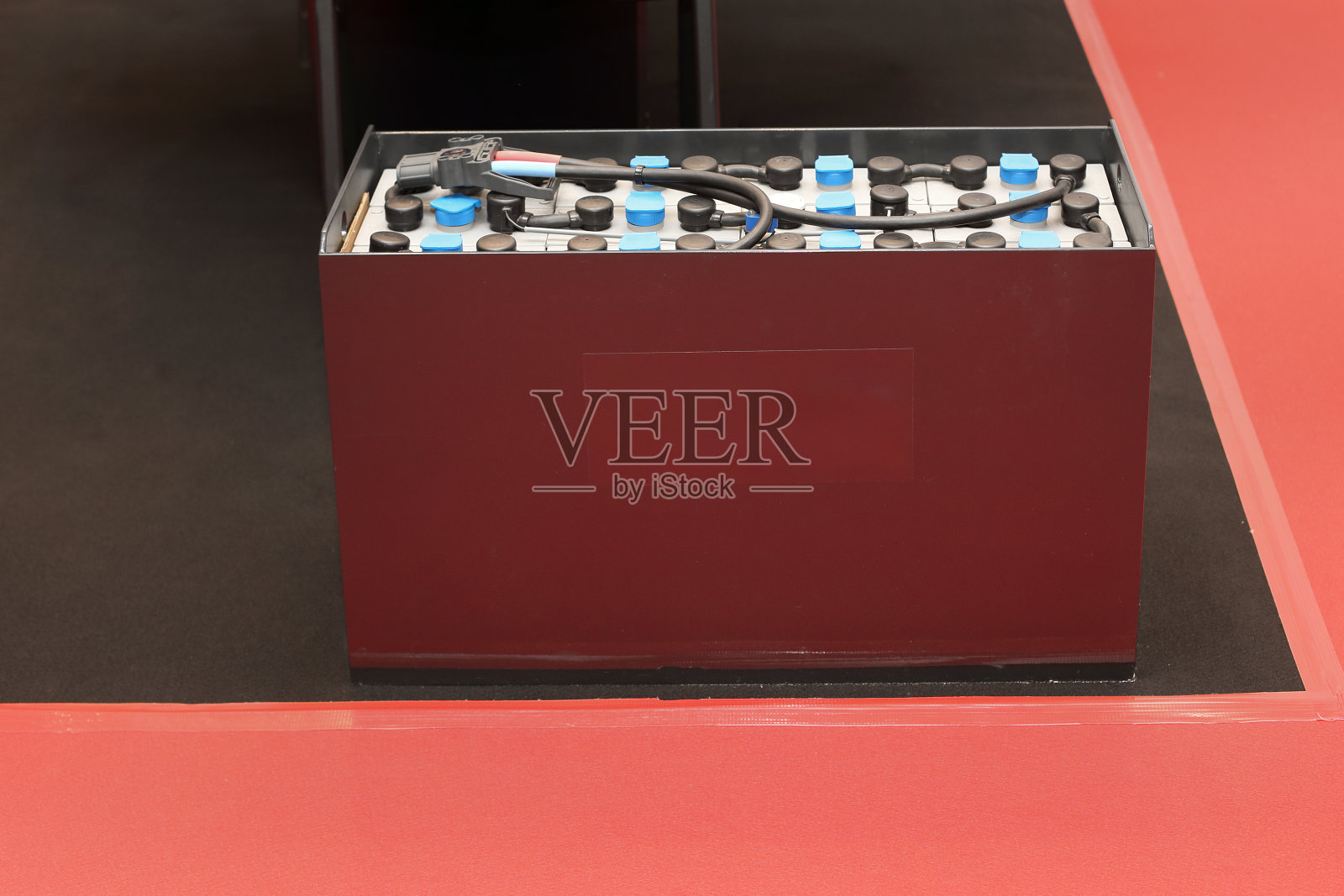 叉车蓄电池组照片摄影图片