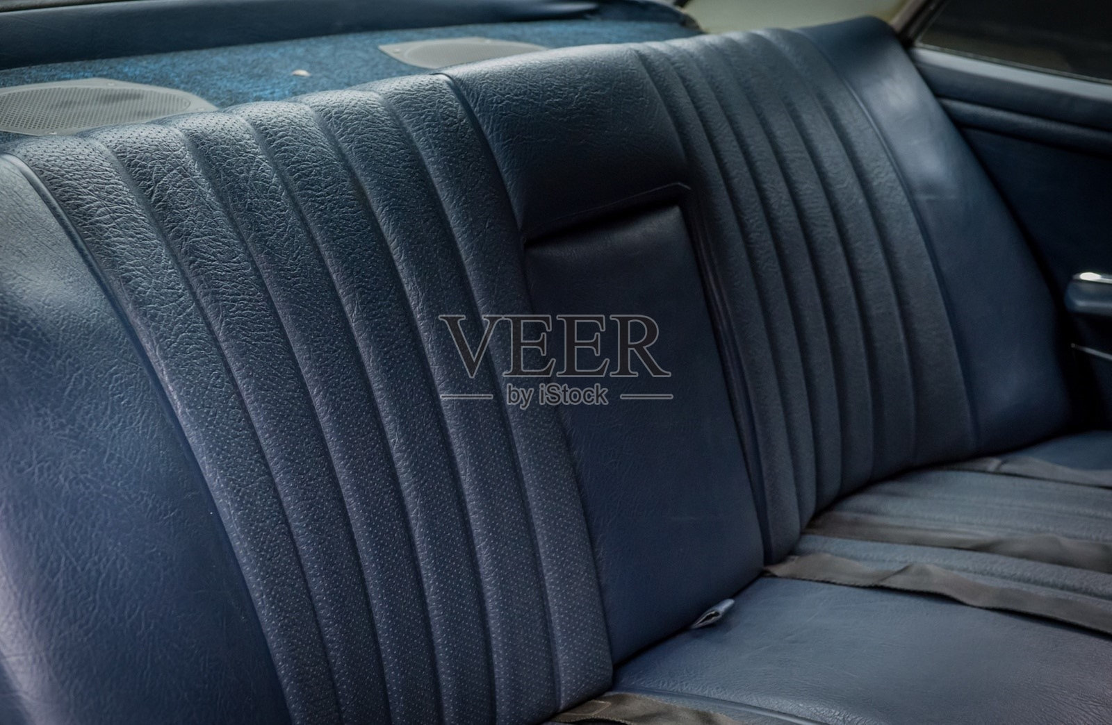 蓝色60年代轿车照片摄影图片