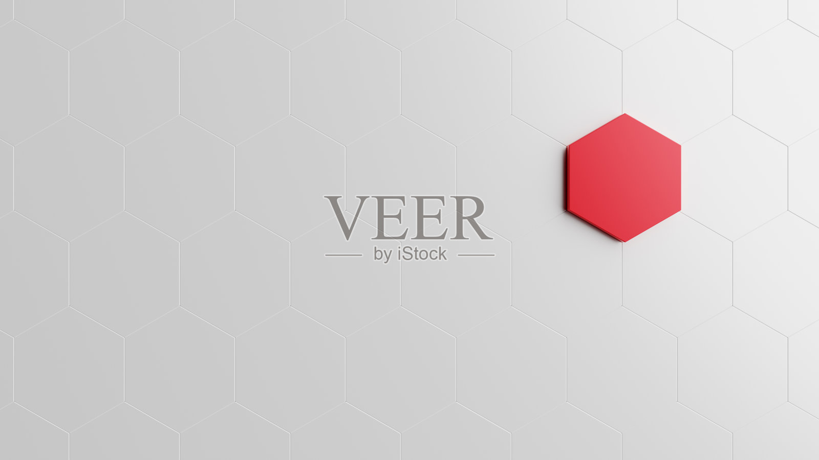 与众不同，与众不同——抽象的概念。3d插图(渲染)照片摄影图片