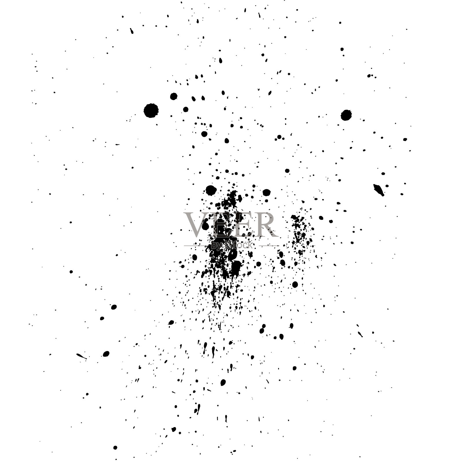 油漆飞溅抽象背景矢量插图插画图片素材