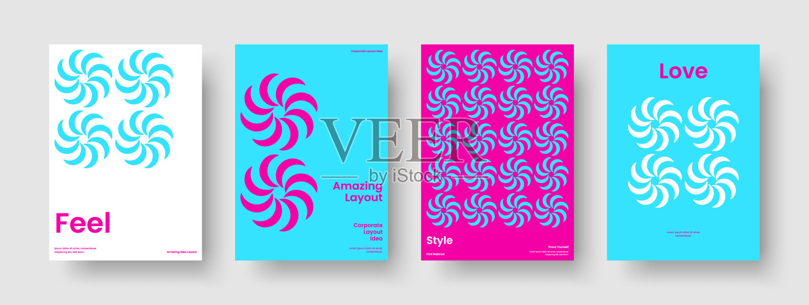 摘要报表布局。独立业务表示模板。几何横幅设计。背景。海报。书的封面。手册。传单。投资组合。目录。传单。小册子。时事通讯。传单插画图片素材