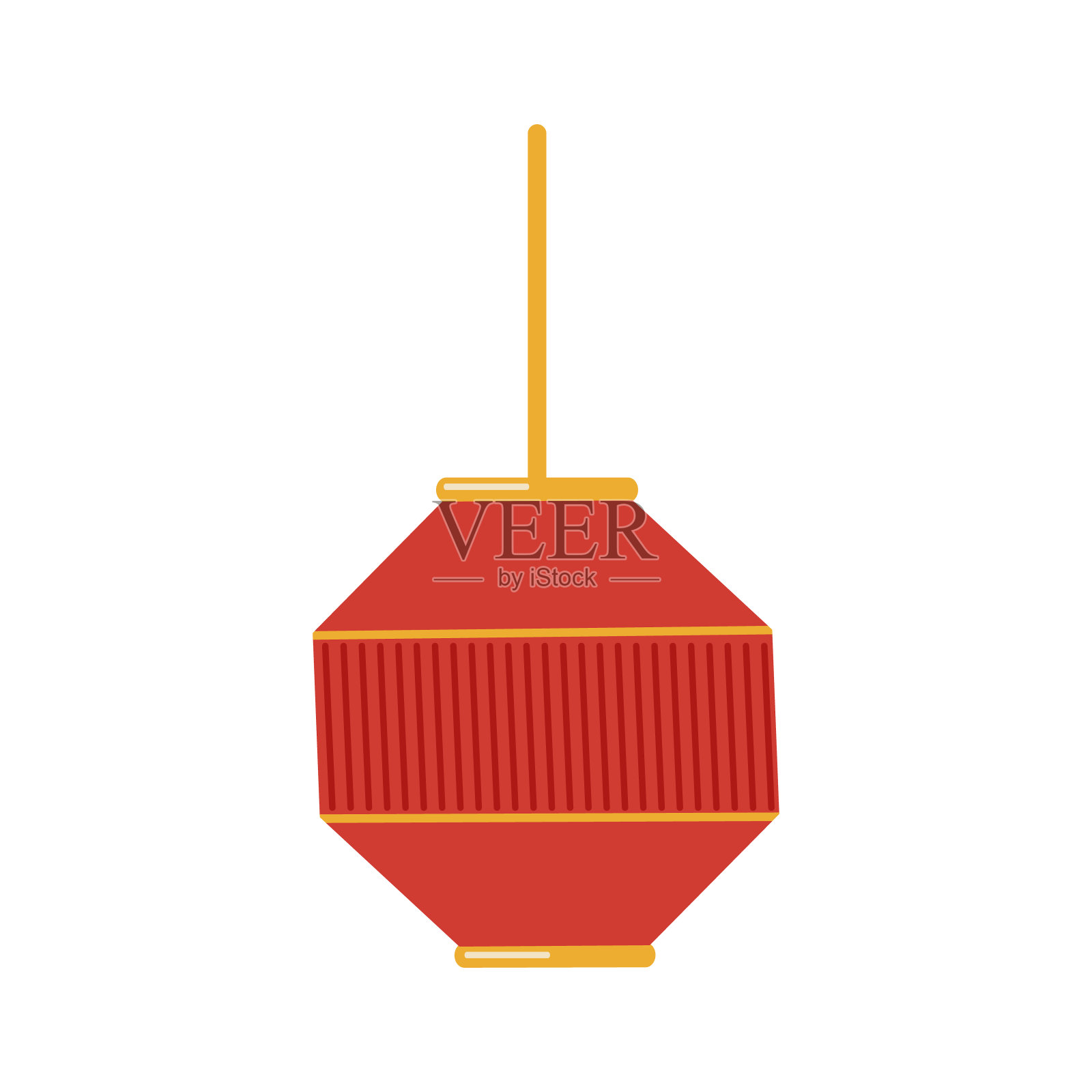 节日中国风灯笼宣传单banner插画图片素材