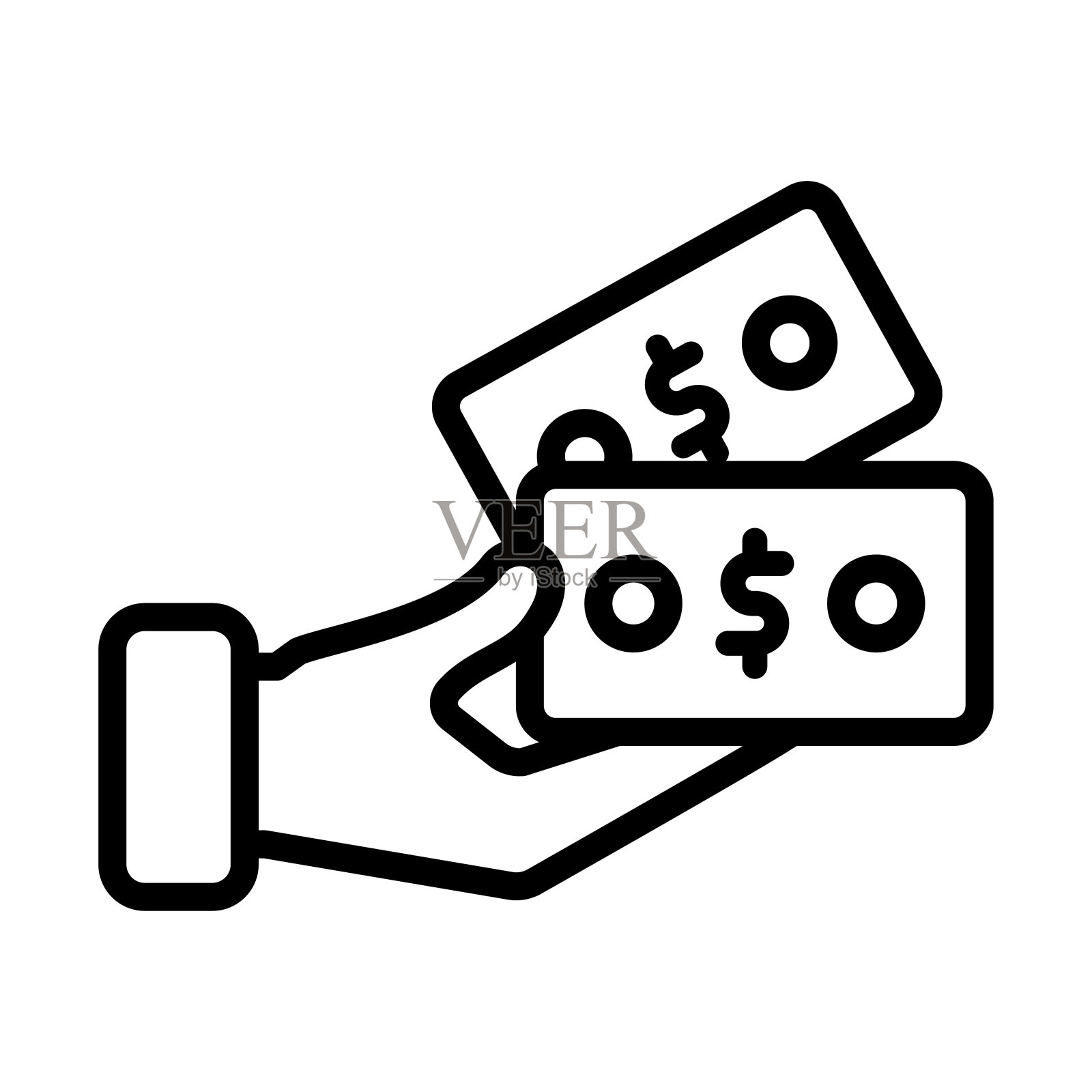 现金图标插画图片素材