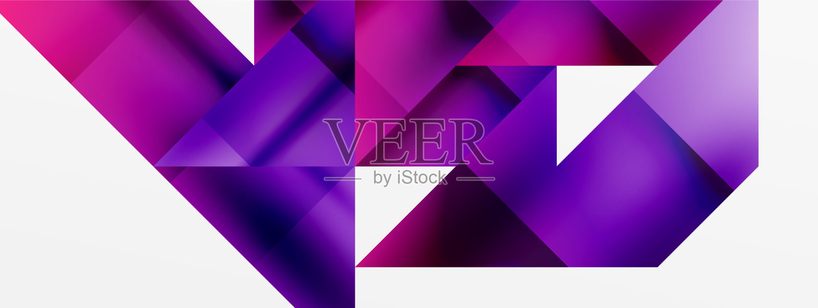 迷人的抽象三角形插画图片素材