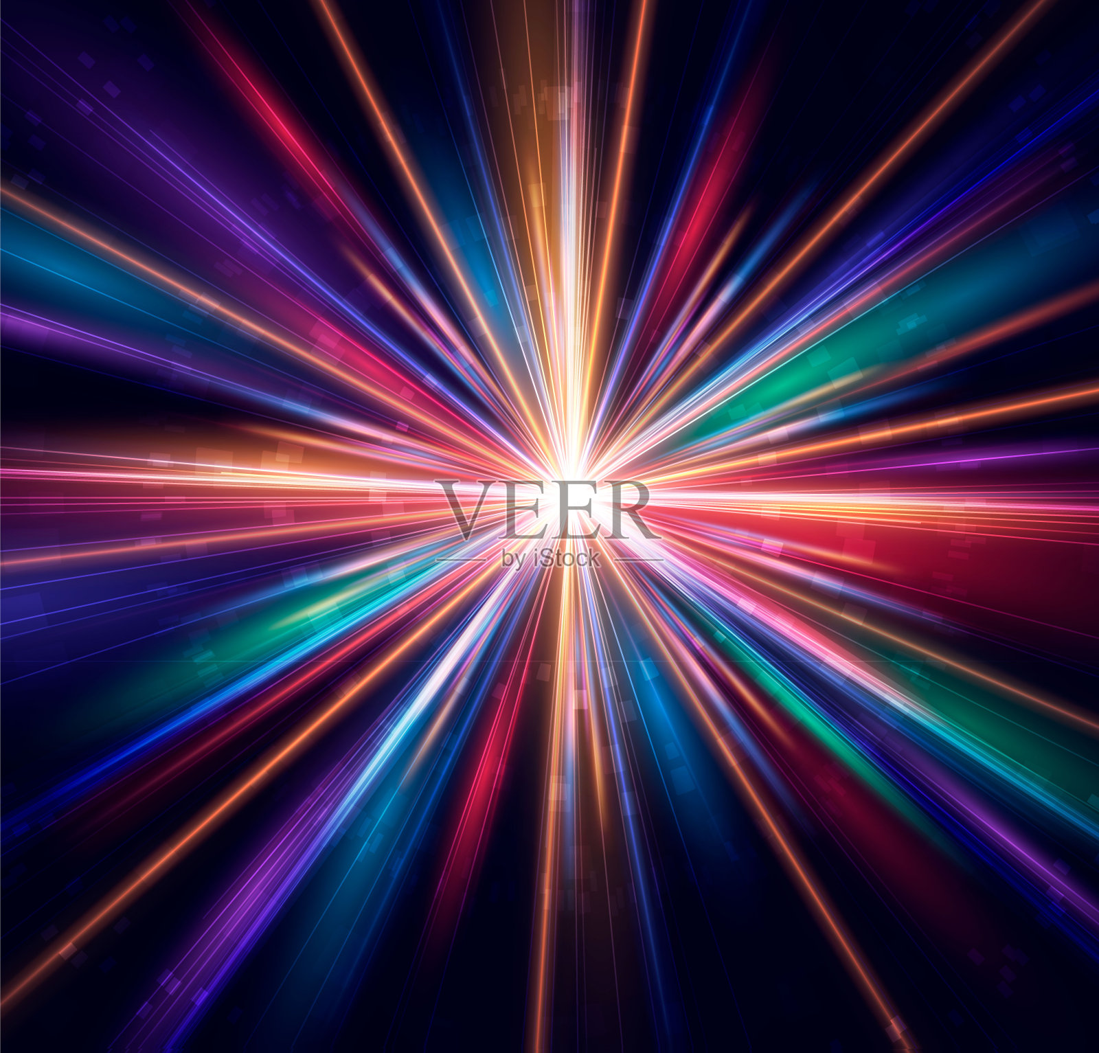 抽象的技术未来背景。动机快速移动速度线。未来动态运动技术。模板快速通道、线条。用于游戏，名片，海报，横幅。插画图片素材