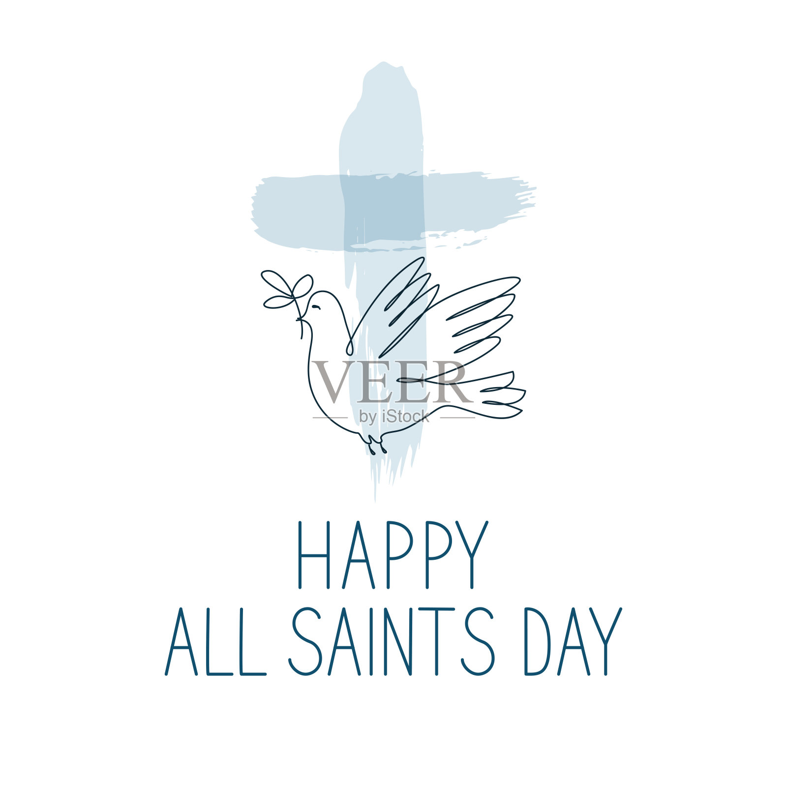 万圣节快乐贺卡插画图片素材