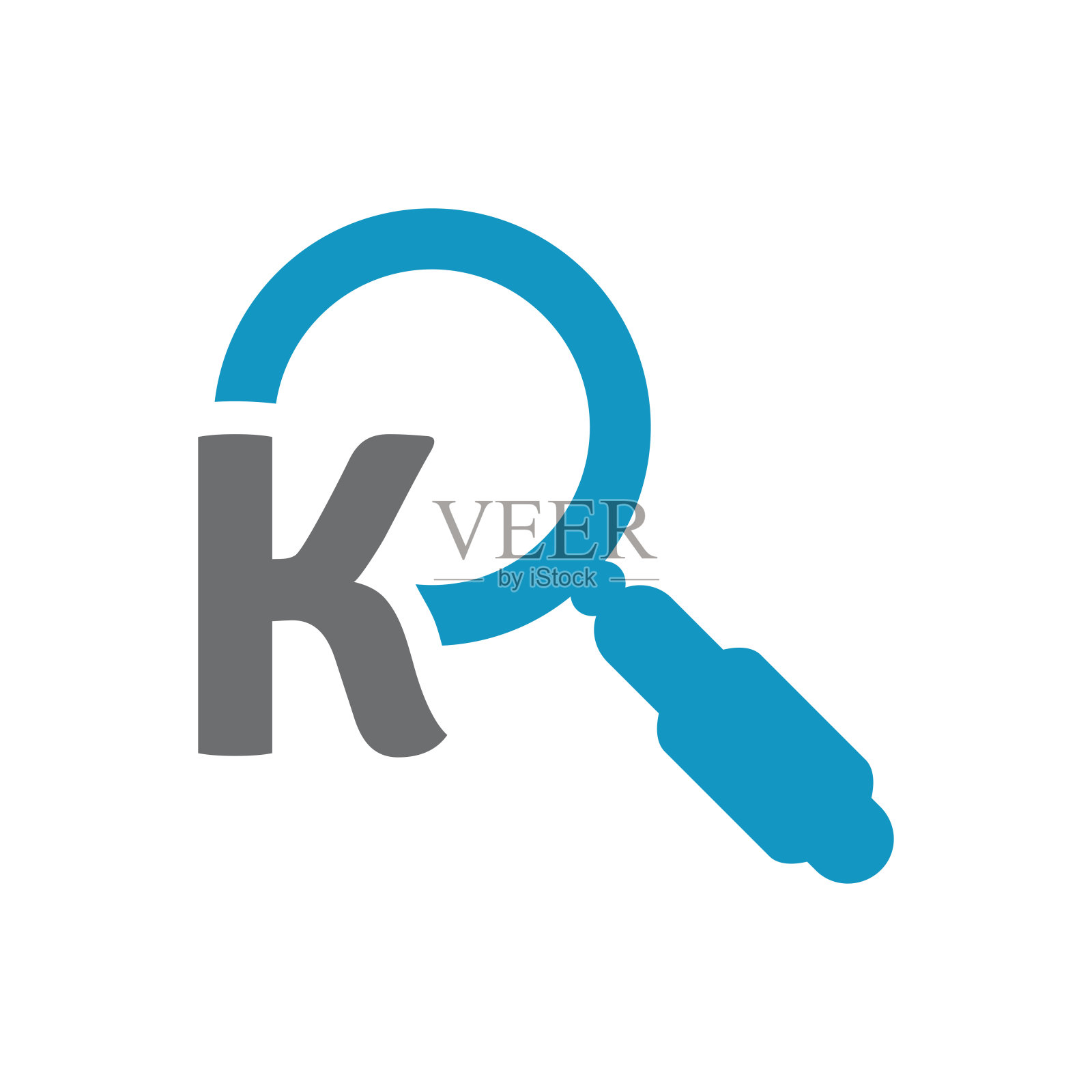 关键词研究平面彩色图标隔离白色背景矢量插图| Seo图标插画图片素材