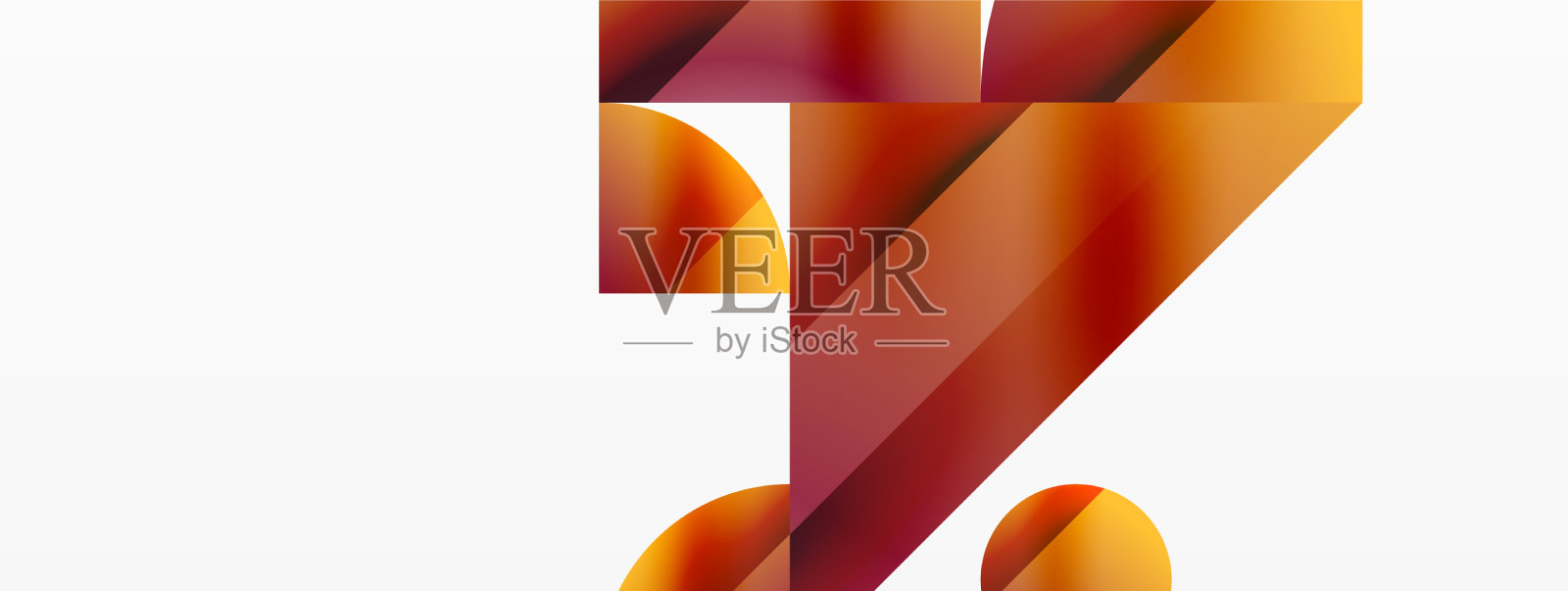 极简几何背景插画图片素材