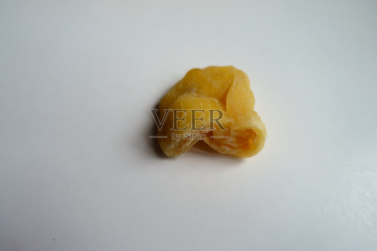 一片肉质的黄色干百香果片照片摄影图片