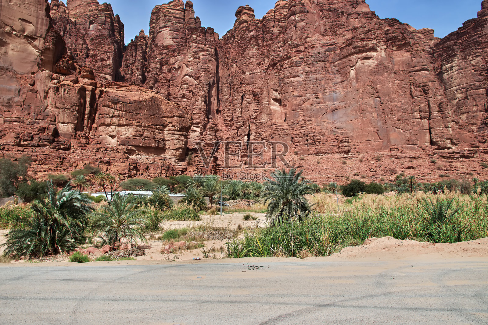 迪萨峡谷，沙特阿拉伯照片摄影图片