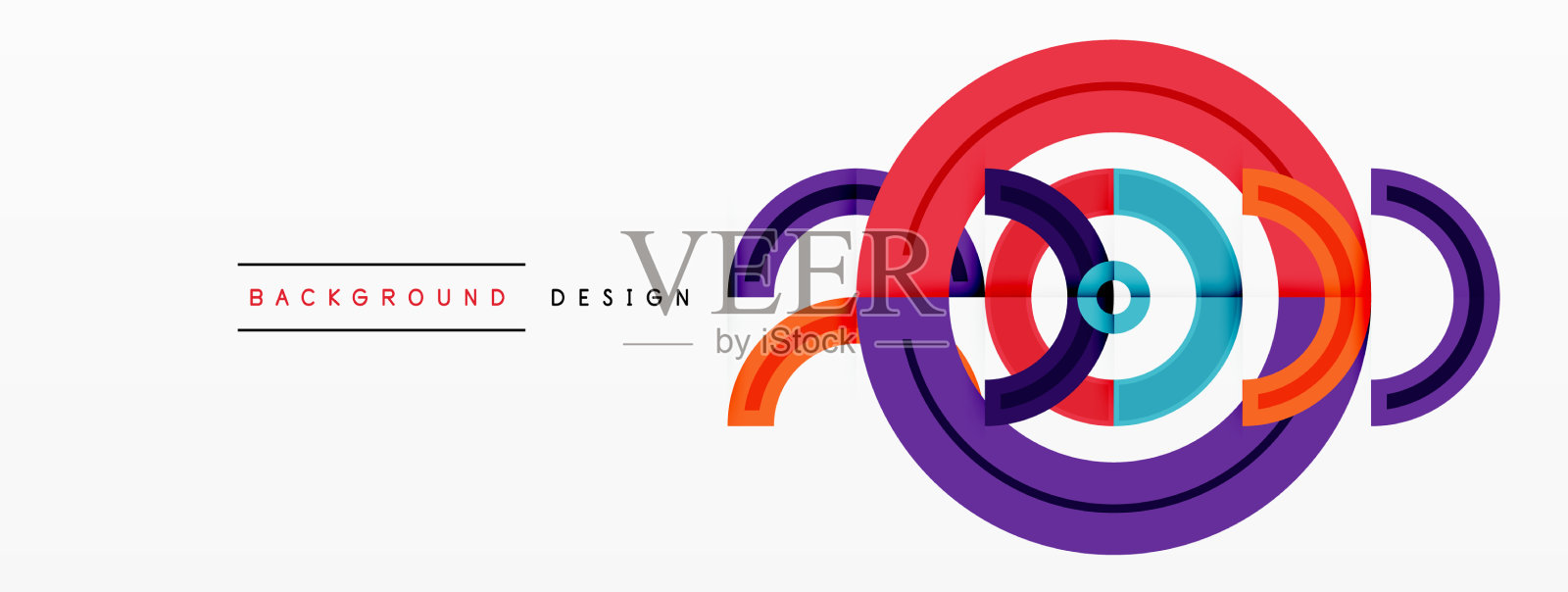 圆圈以网格的形式排列插画图片素材