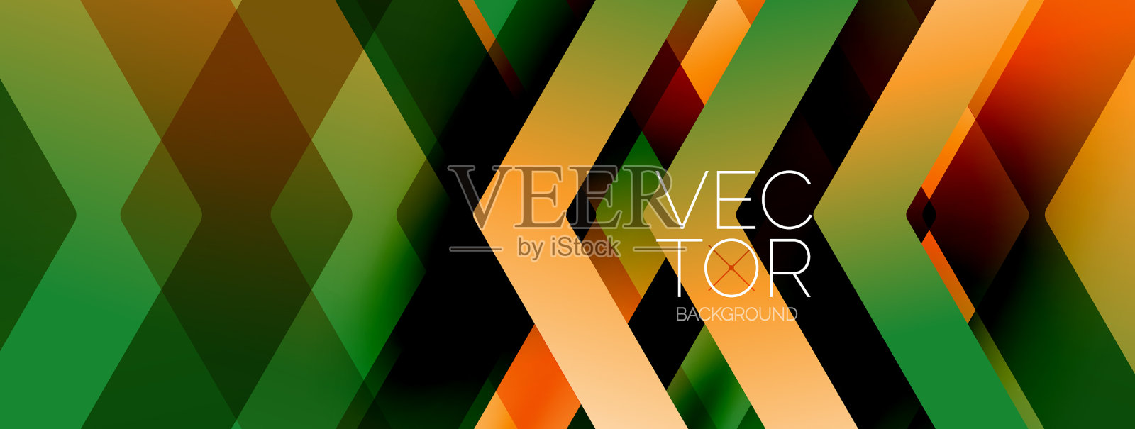 几何背景装饰与动态箭头插画图片素材