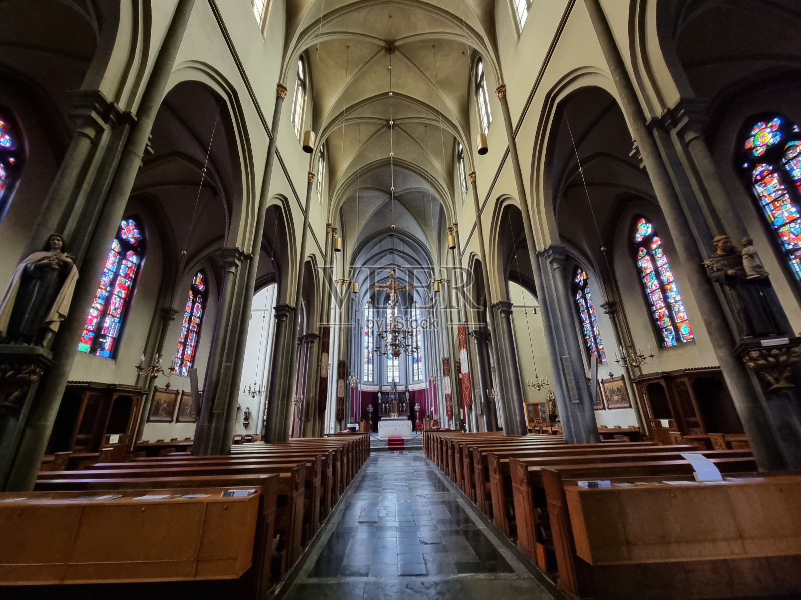 在威克教堂里照片摄影图片