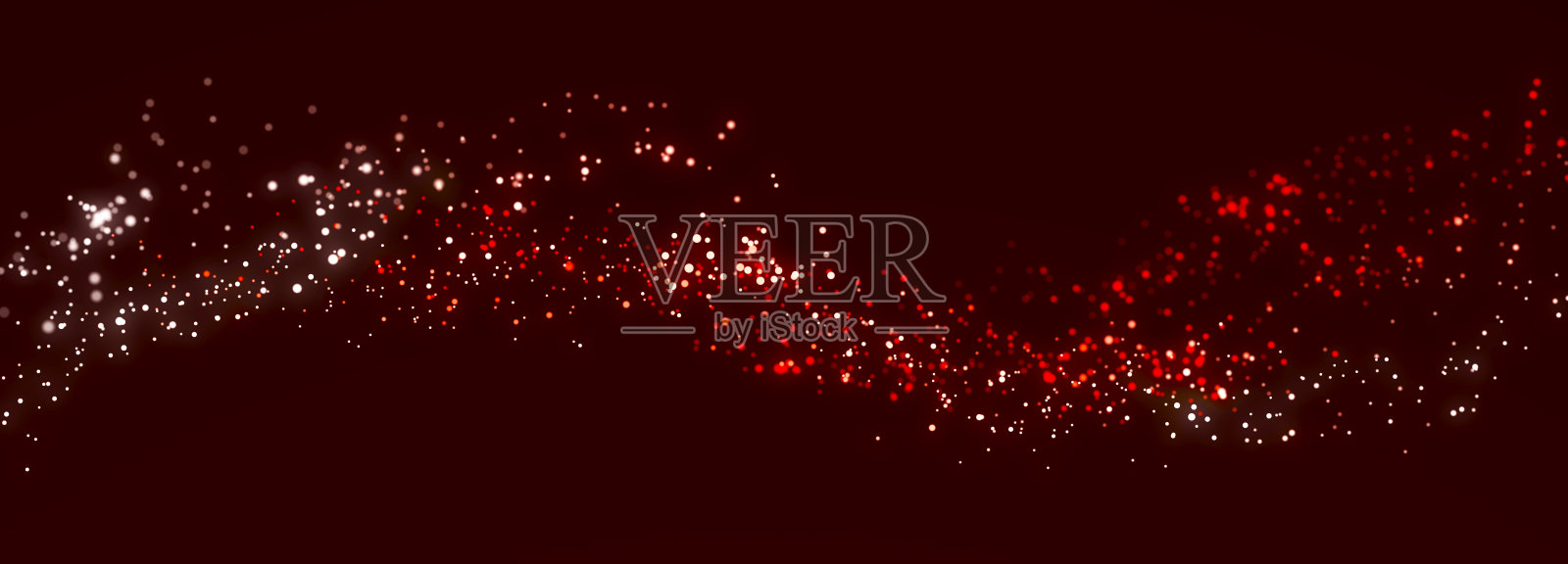 未来的点图案在黑暗的背景。彩色音乐波。大数据。技术或科学旗帜。3D渲染照片摄影图片