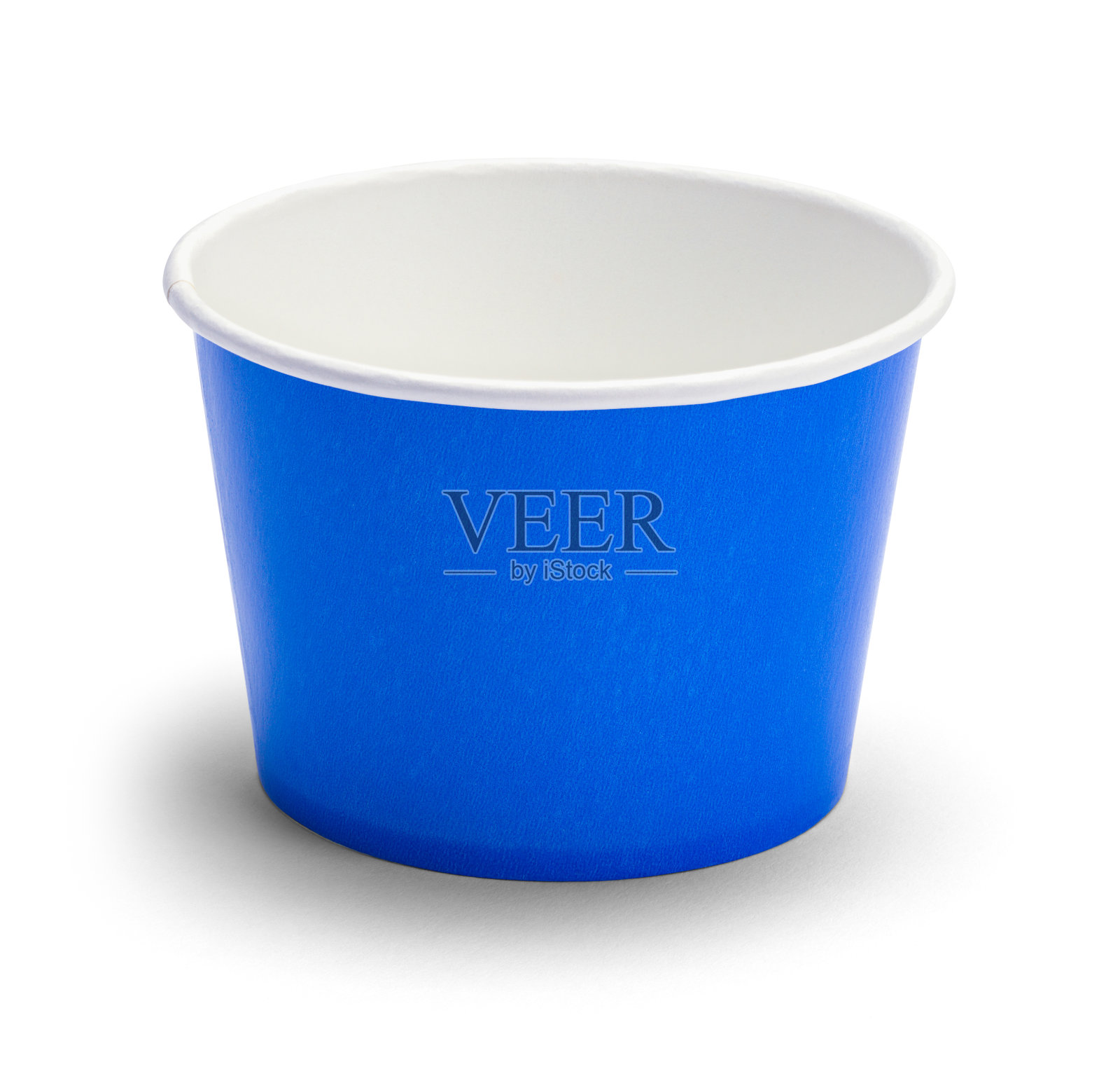 蓝短纸杯照片摄影图片